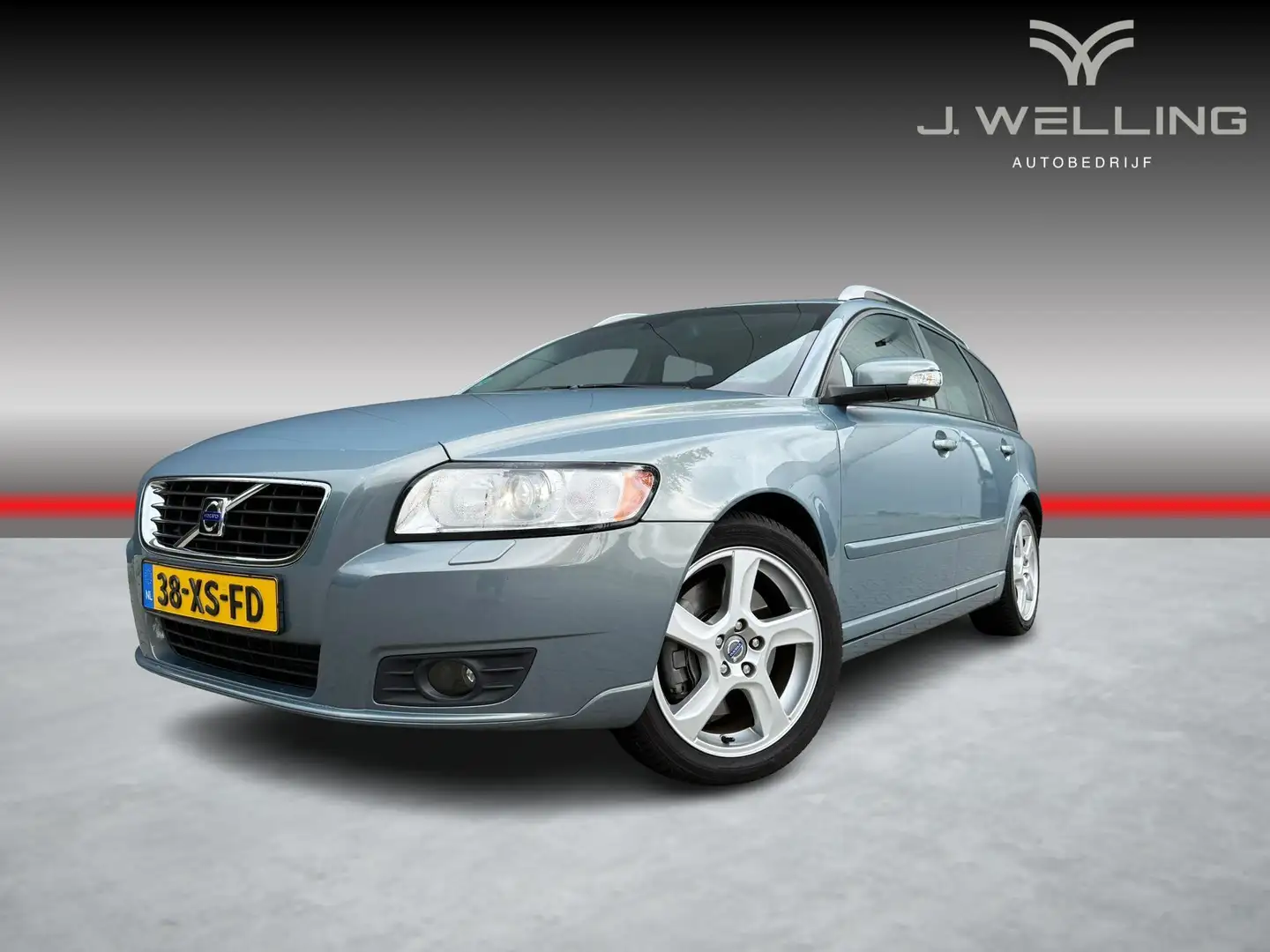 Volvo V50 2.5 T5 AWD Summum pano / leer / trekhaak Blau - 1