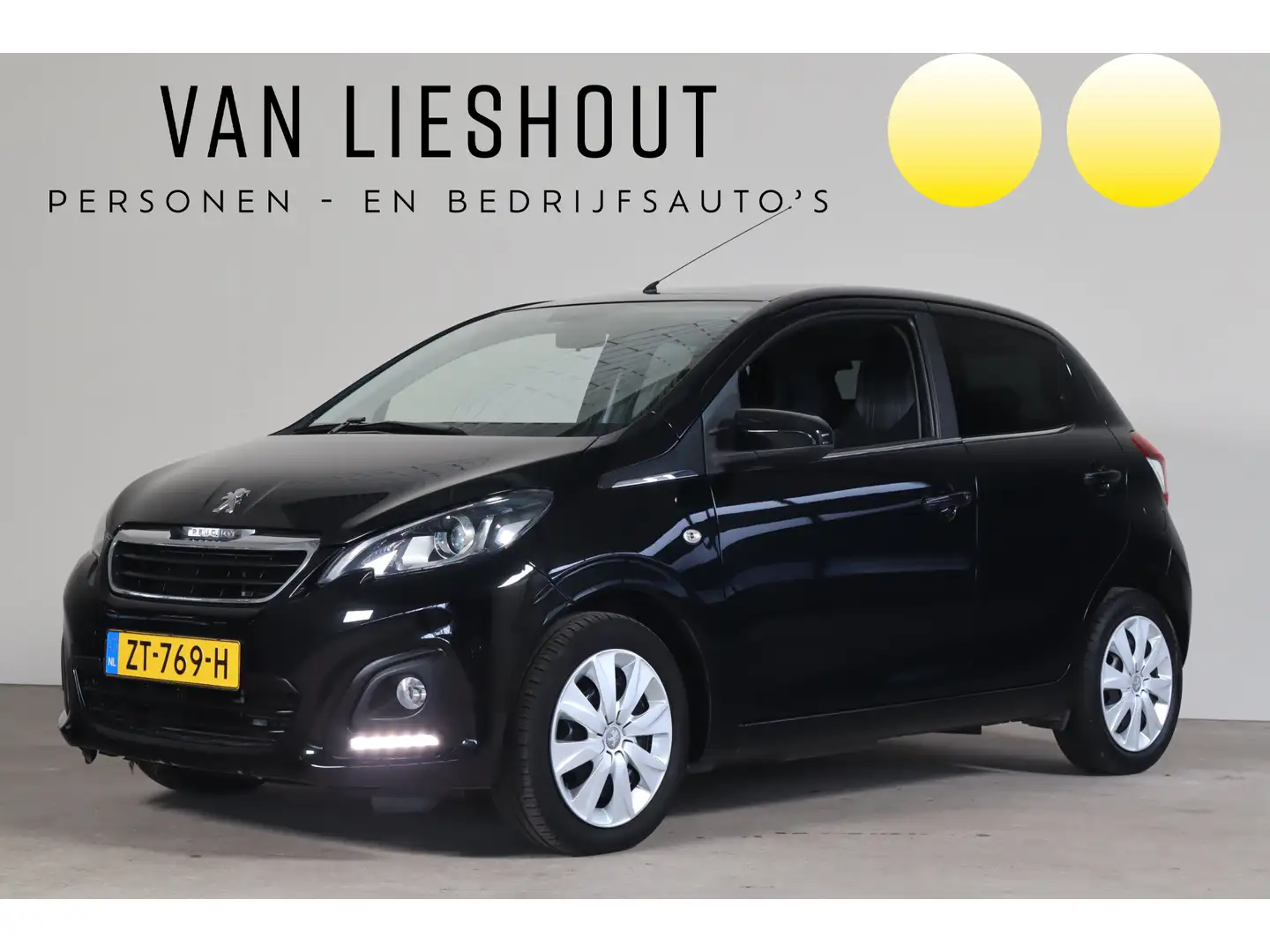 Peugeot 108 1.0 e-VTi Active NL-Auto!! Elek.pakket I Extra get Zwart - 1