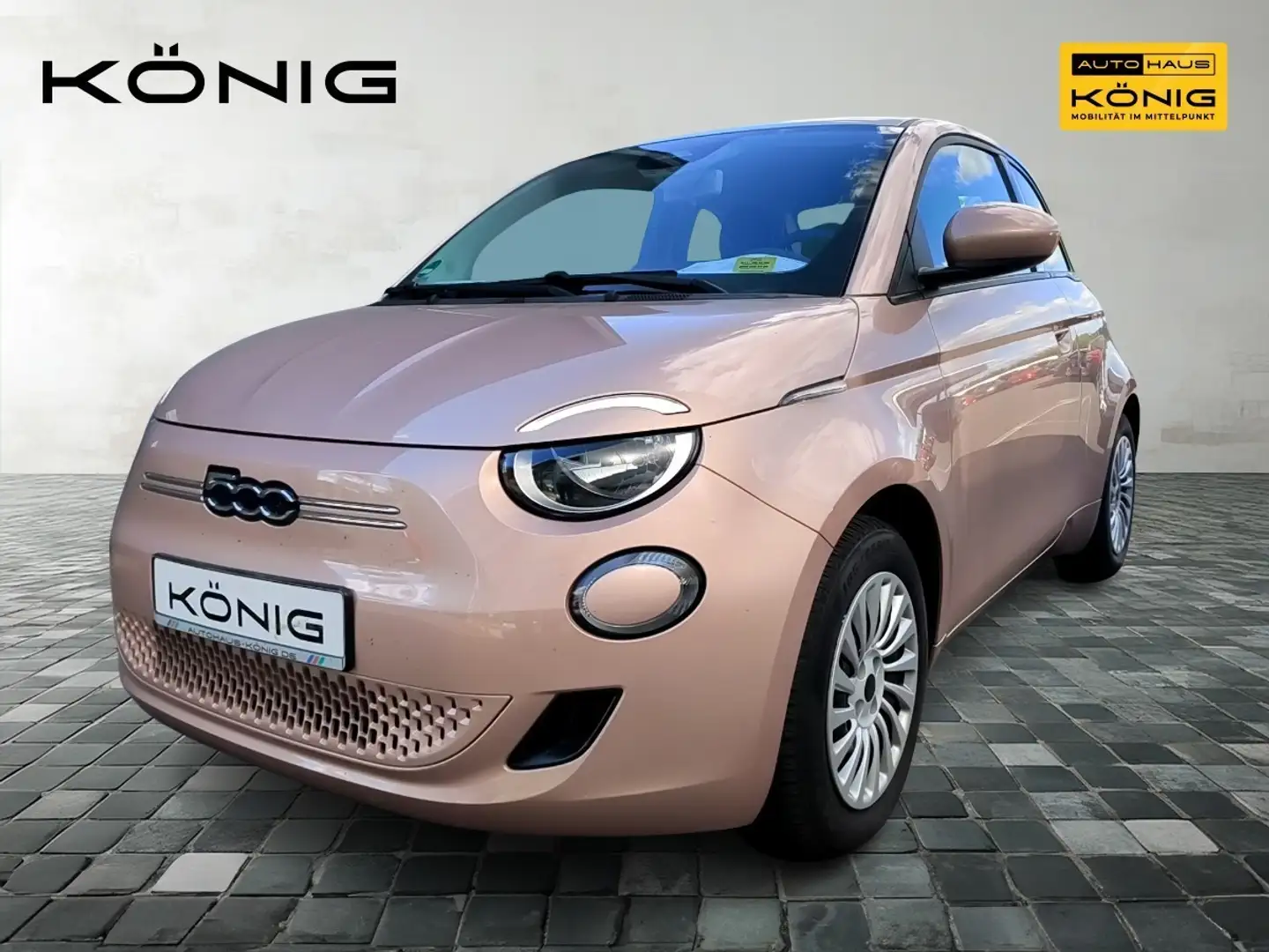 Fiat 500e Base 42kWh KLIMA*CARPLAY*ALLWETTER Gold - 1