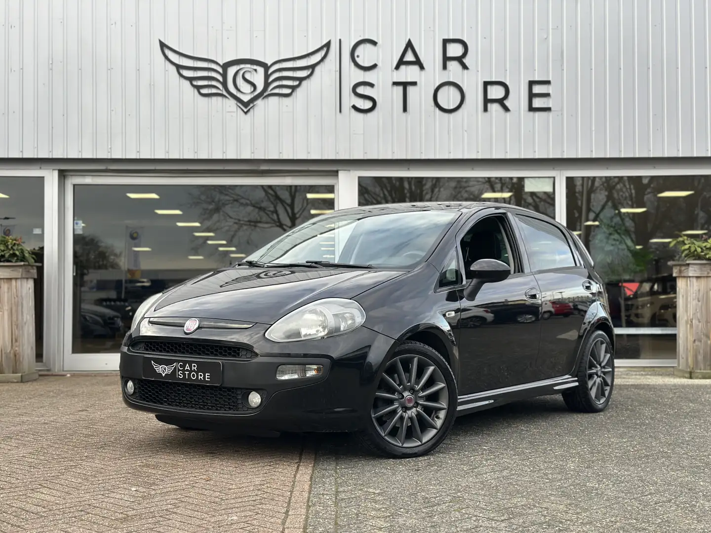 Fiat Punto Evo 1.4-16V Multiair Sport 135PK|CRUISE|CLIMA|ELK.PAKK Schwarz - 1