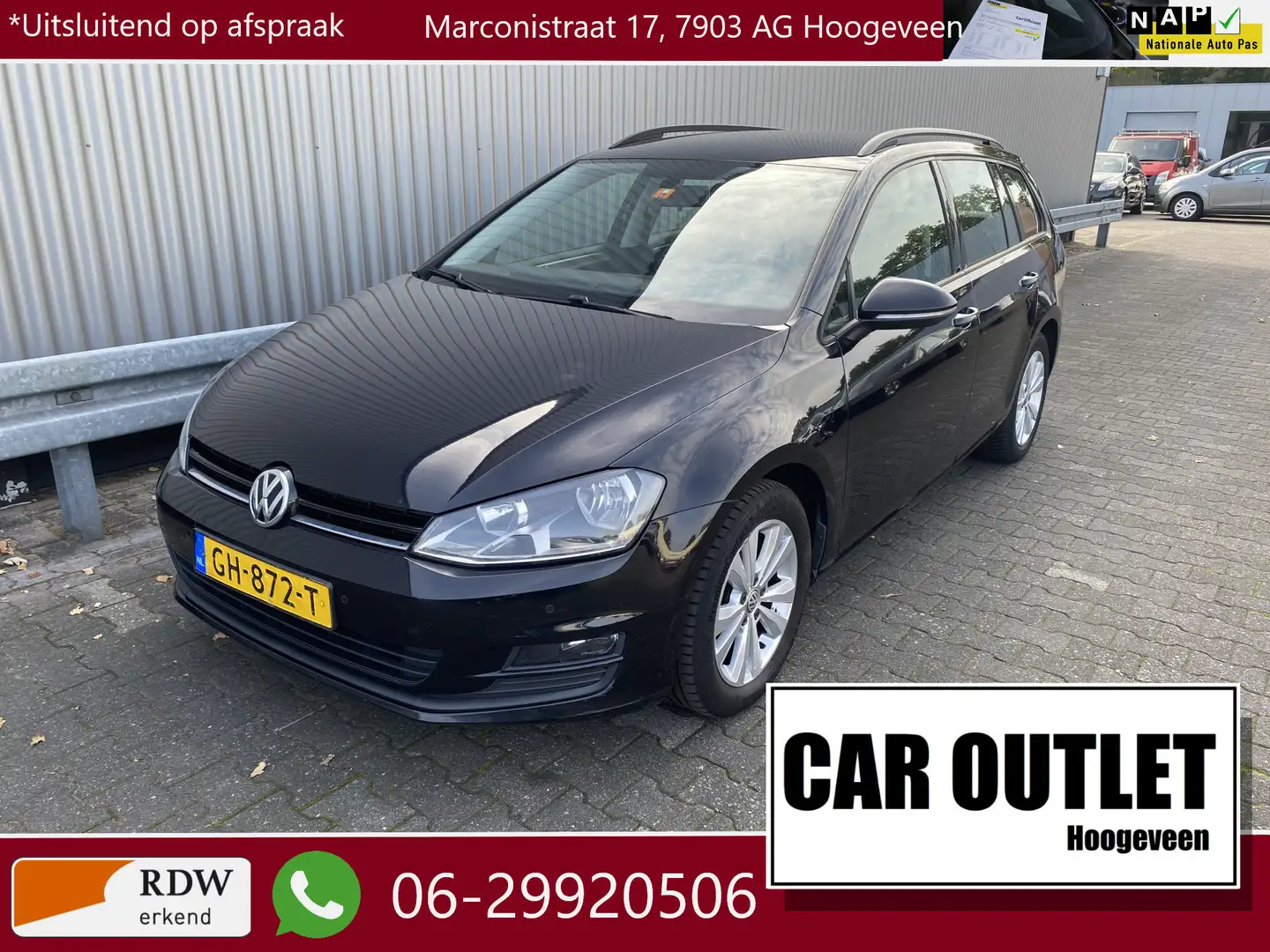 Volkswagen Golf Variant 1.4 TSI Comfortline Clima, Navi, CC, PDC, LM, Trek Schwarz - 1
