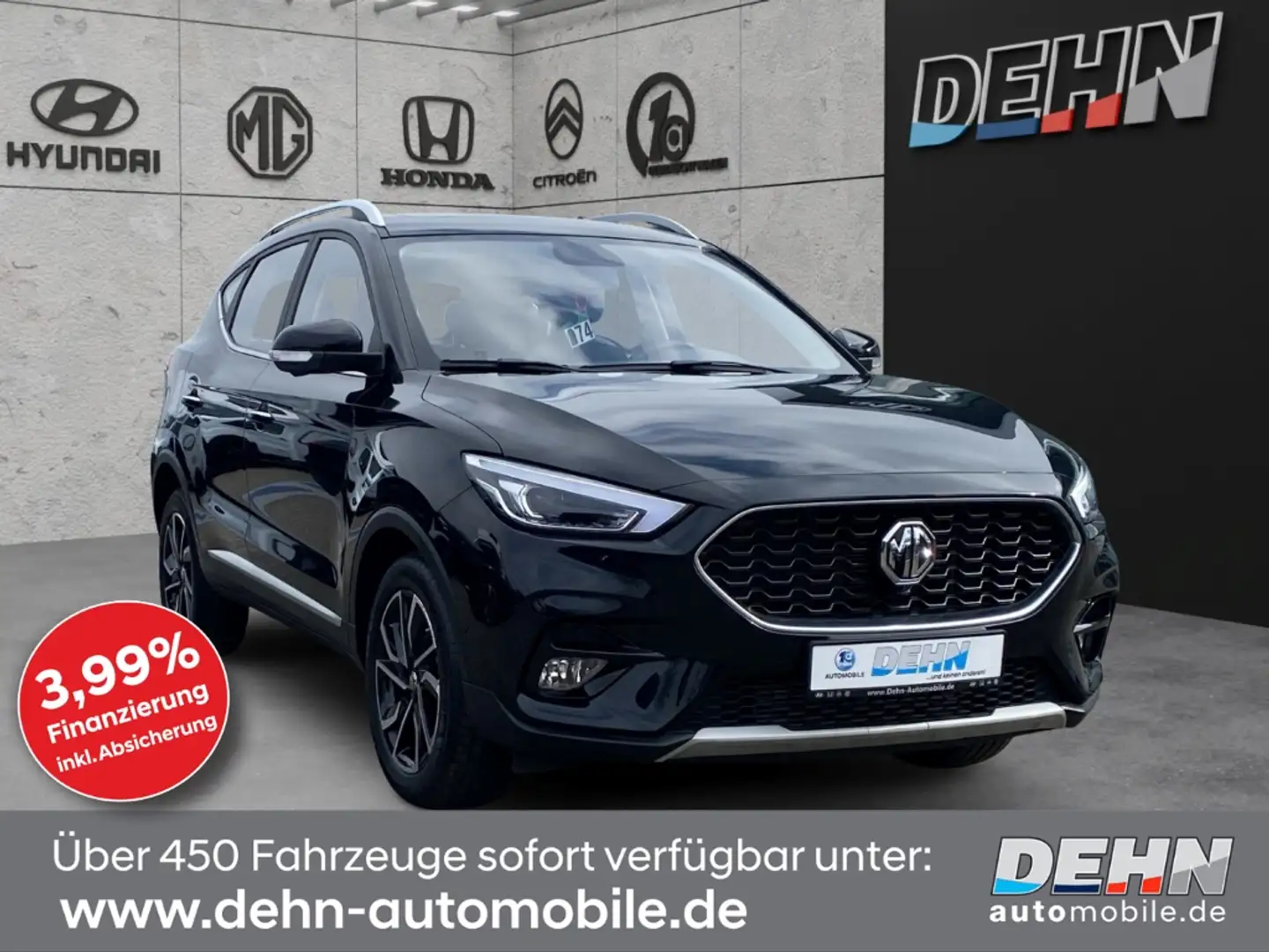 MG ZS 1.0 T-GDI Luxury El. Panodach Navi Leder Digitales Zwart - 1