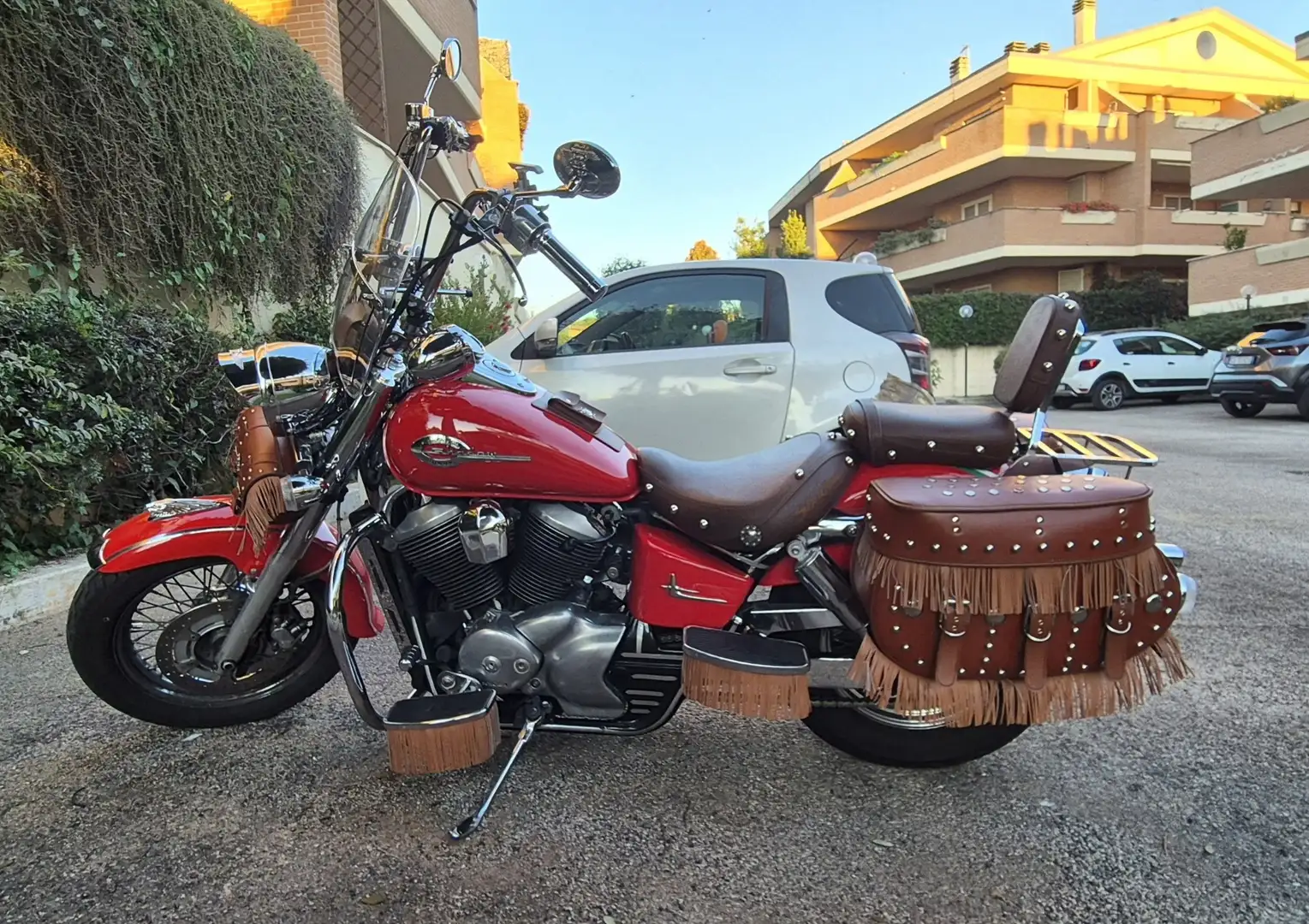 Honda Shadow 750 VT C2; American Classic Edition Rouge - 2