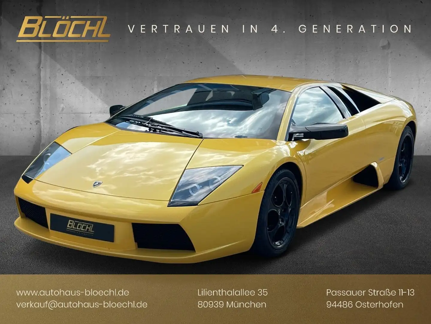 Lamborghini Murciélago LP580*Manuale*Großer Service neu žuta - 1