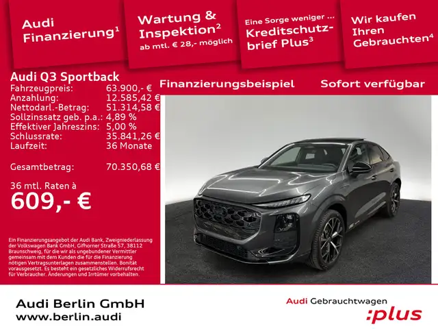 Audi Q3 e-hybrid S tronic