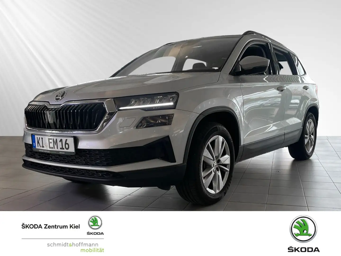 Skoda Karoq 2.0 TDI Drive 4x4 Klima Rückfahrkamera Silber - 1