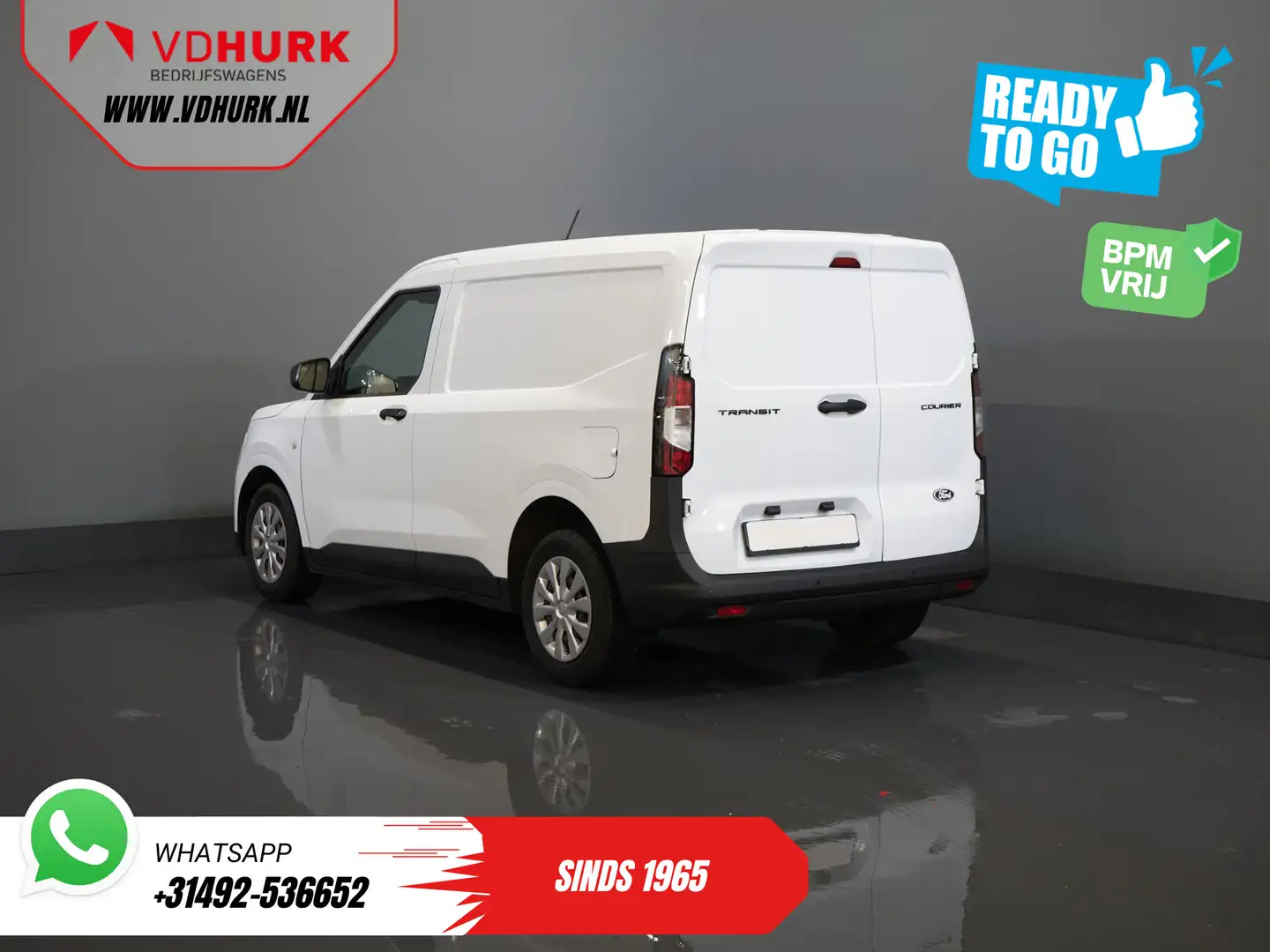 Ford Transit Courier 1.0 Trend 100 pk BENZINE BPM VRIJ! Garantie 05-202 Blanc - 2