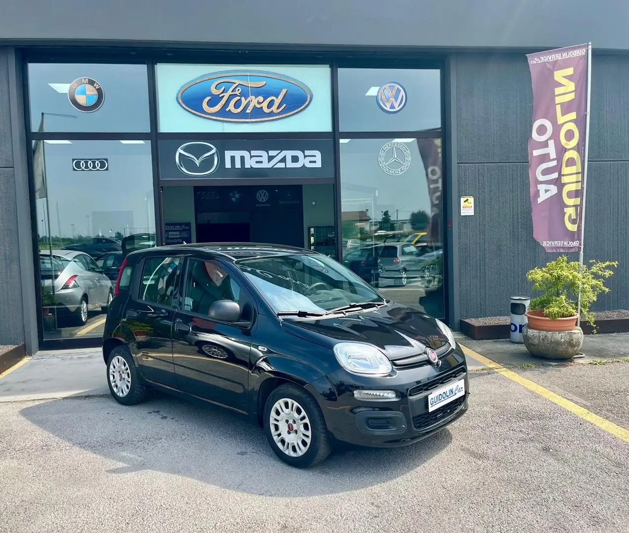 Fiat Panda 1.2 70CV 5P NEOPATENTATI GARANZIA 12 MESI Negro - 1