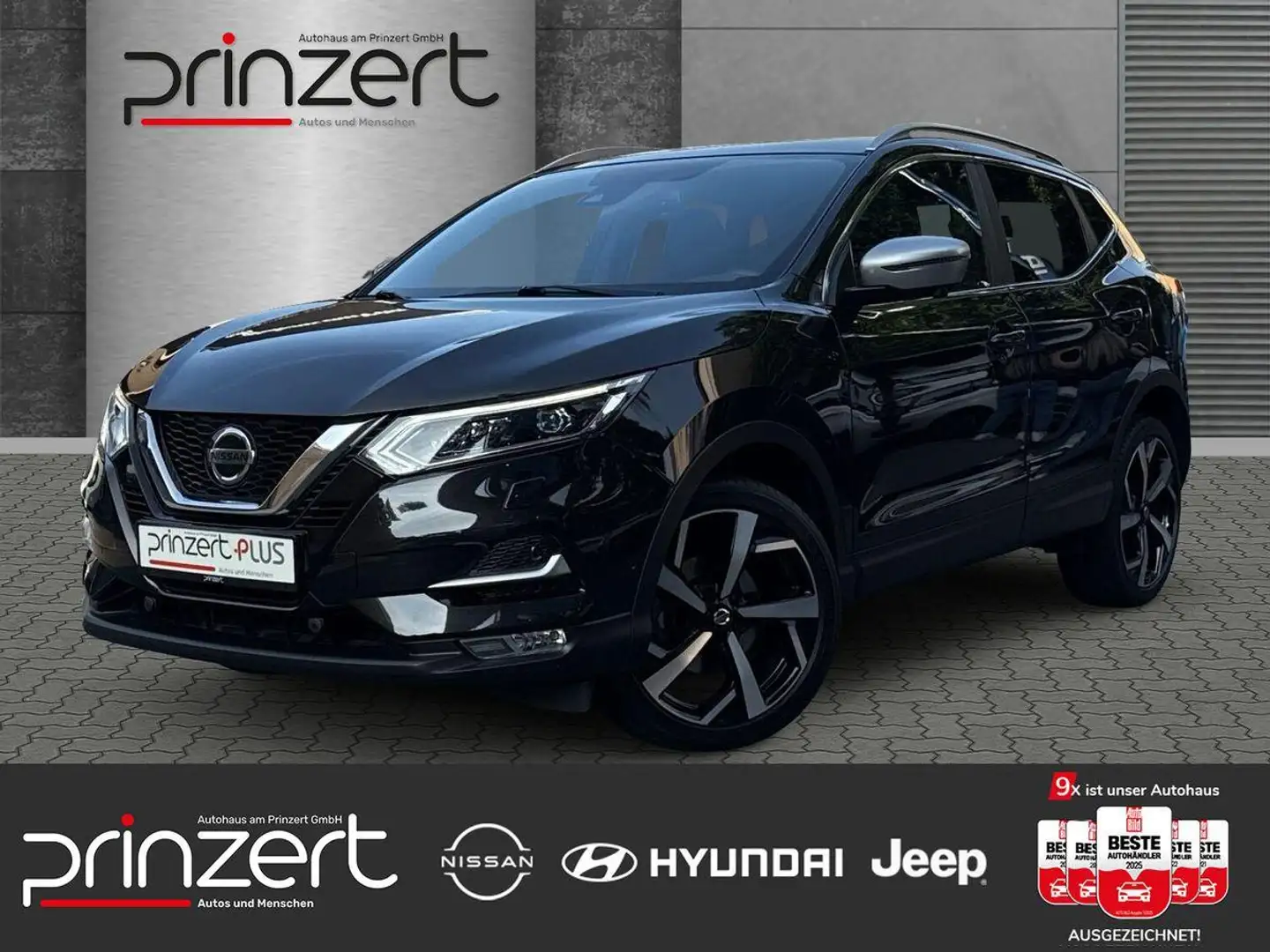 Nissan Qashqai 1.3 DIG-T "Tekna+" *8-Fach*BOSE*LED*AHK* Schwarz - 1