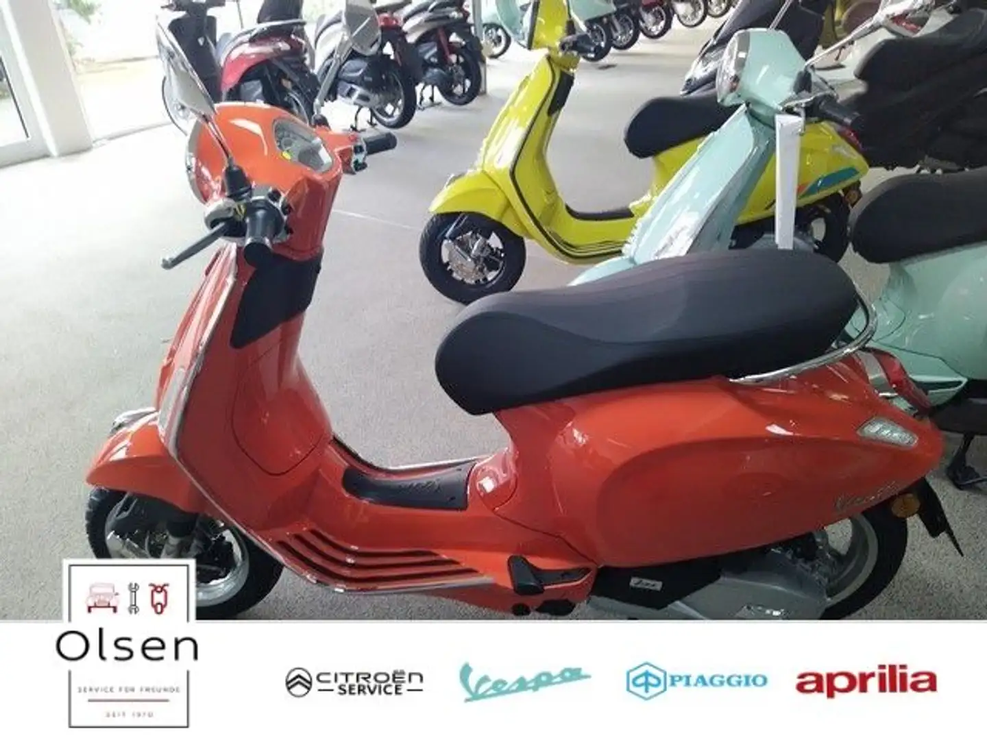 Vespa Primavera 50 E5 + FL Arancico Oranje - 1
