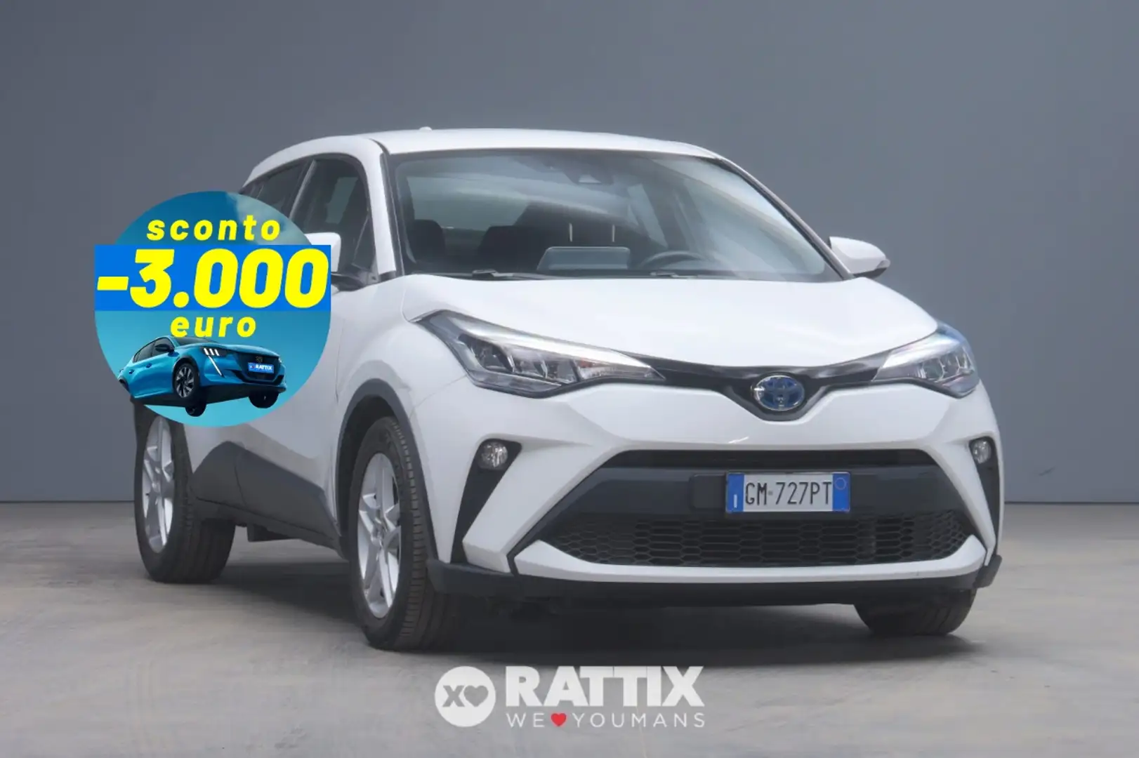 Toyota C-HR 1.8 Hybrid Active e-CVT Bianco - 1