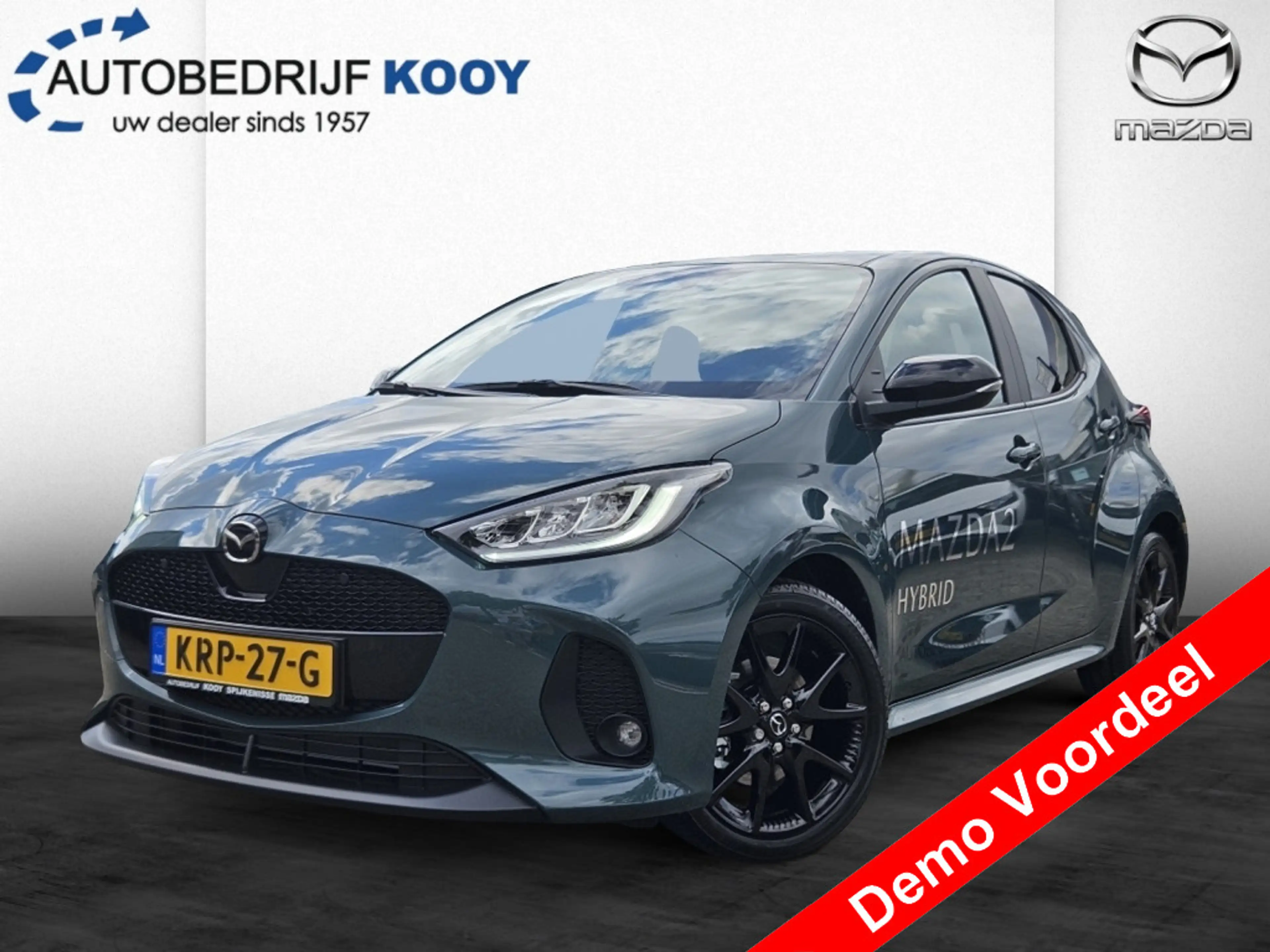 Mazda 2 Hybrid 1.5 Homura / Nieuwe kleur: Fern Green / DEM