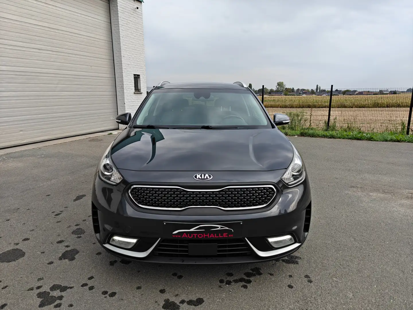 Kia Niro Niro HEV 1.6 GDi Sense FULL -GPS/LEER/AIRCO/CRUISE Grijs - 2