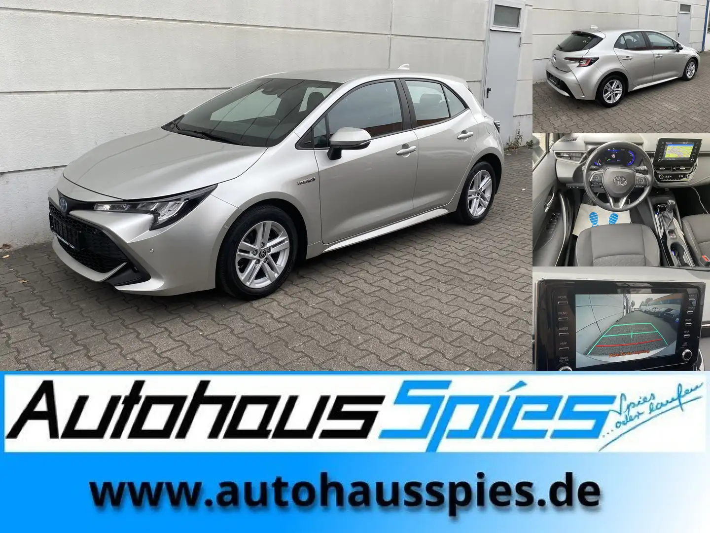 Toyota Corolla 1.8 Hybrid e-CVT Dynamic Plus RKam Nav LED DAB Tma Silber - 1