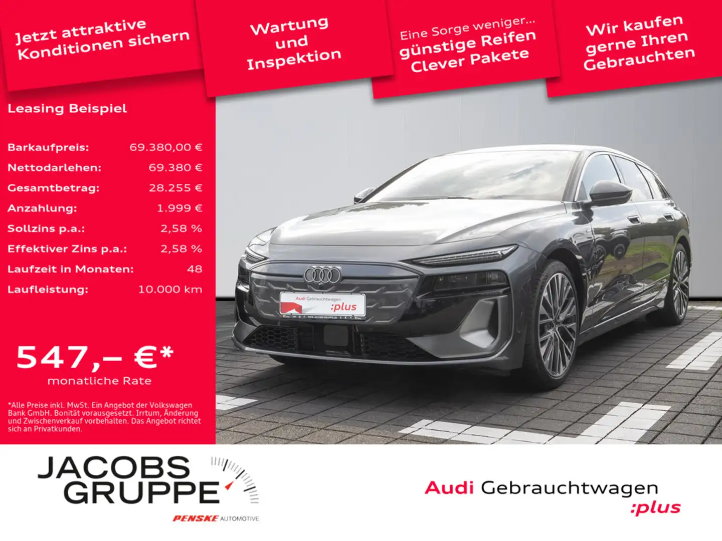 Audi A6 e-tron Grau - 1