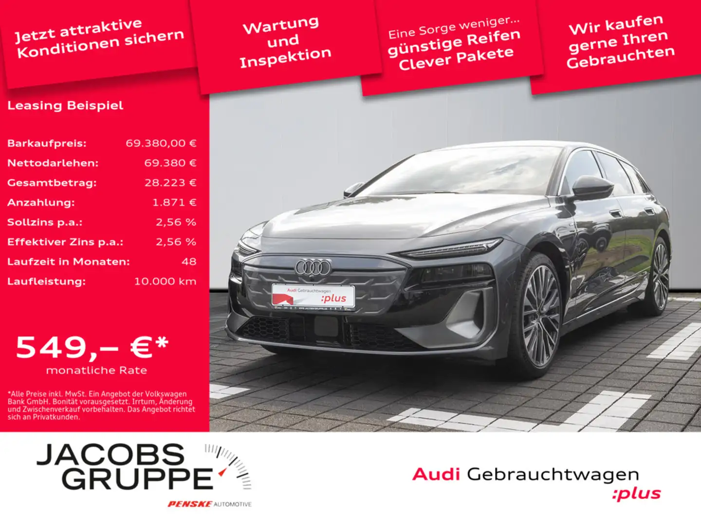 Audi A6 e-tron Gris - 1