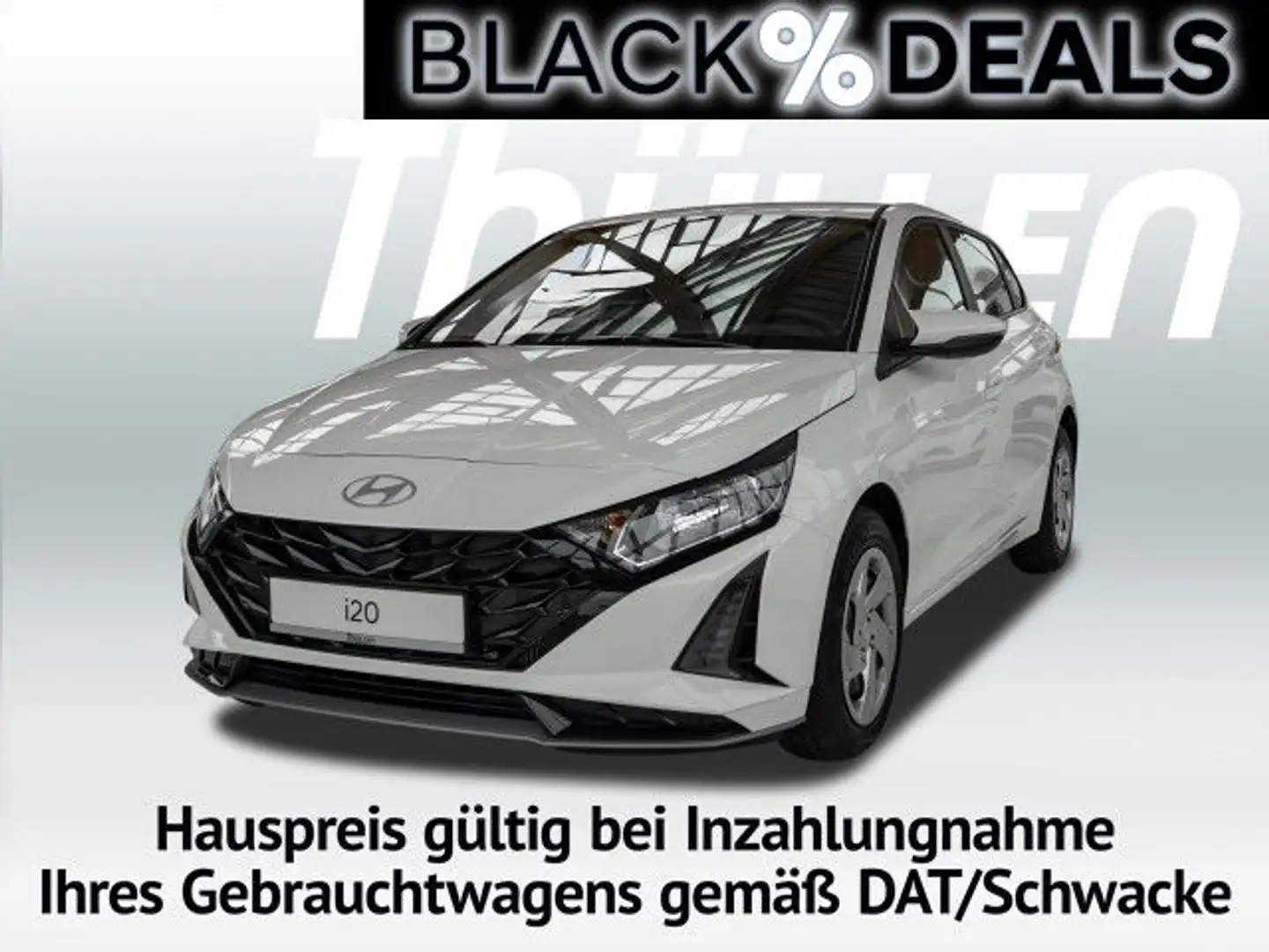 Hyundai i20 Select Funktions-Paket 1.0 Turbo Benzin Navi Weiß - 1