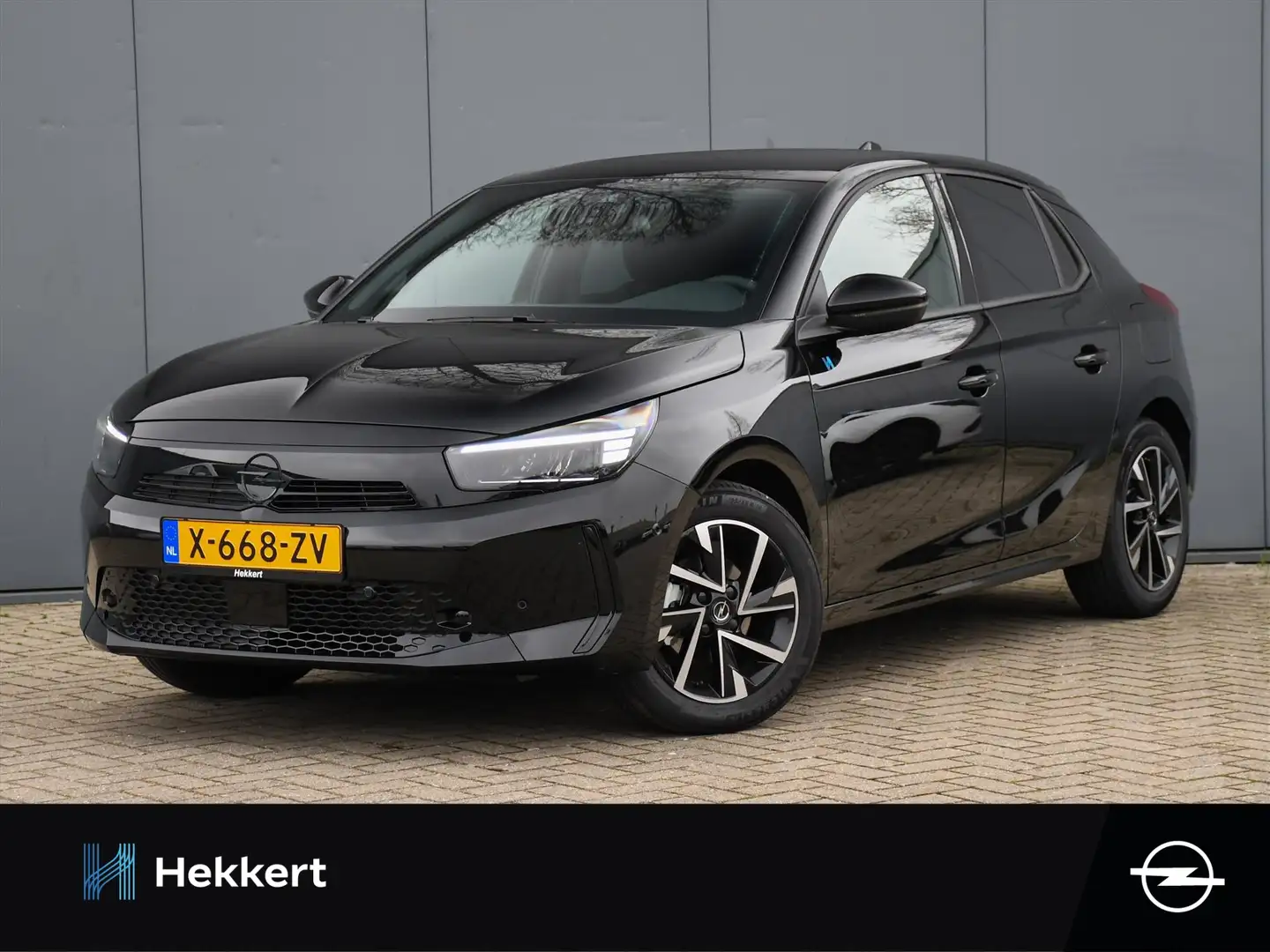 Opel Corsa GS 1.2 75pk 16''LM | DODE HOEK | PDC + CAM. | CRUI Zwart - 1