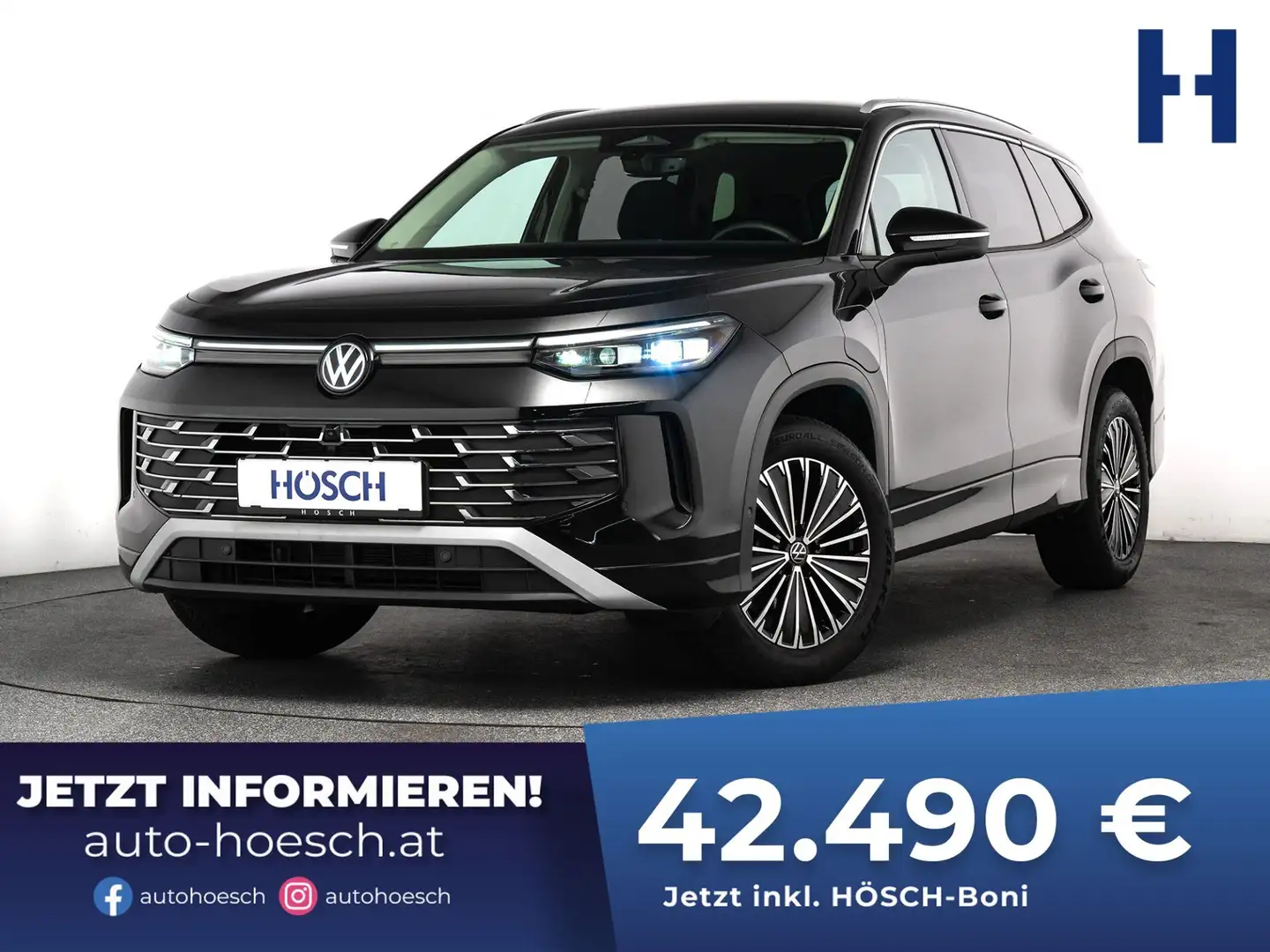 Volkswagen Tayron Elegance eHybrid HD-MATRIX IQ.DRIVE ASSISTENZ ++ Schwarz - 1