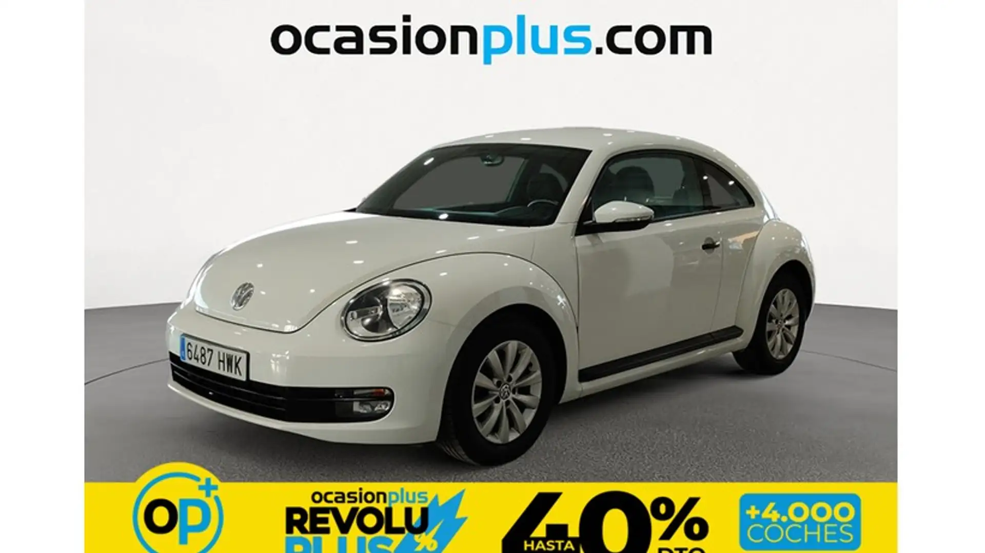 Volkswagen Beetle 1.6TDI Beetlemanía 105 Blanco - 1