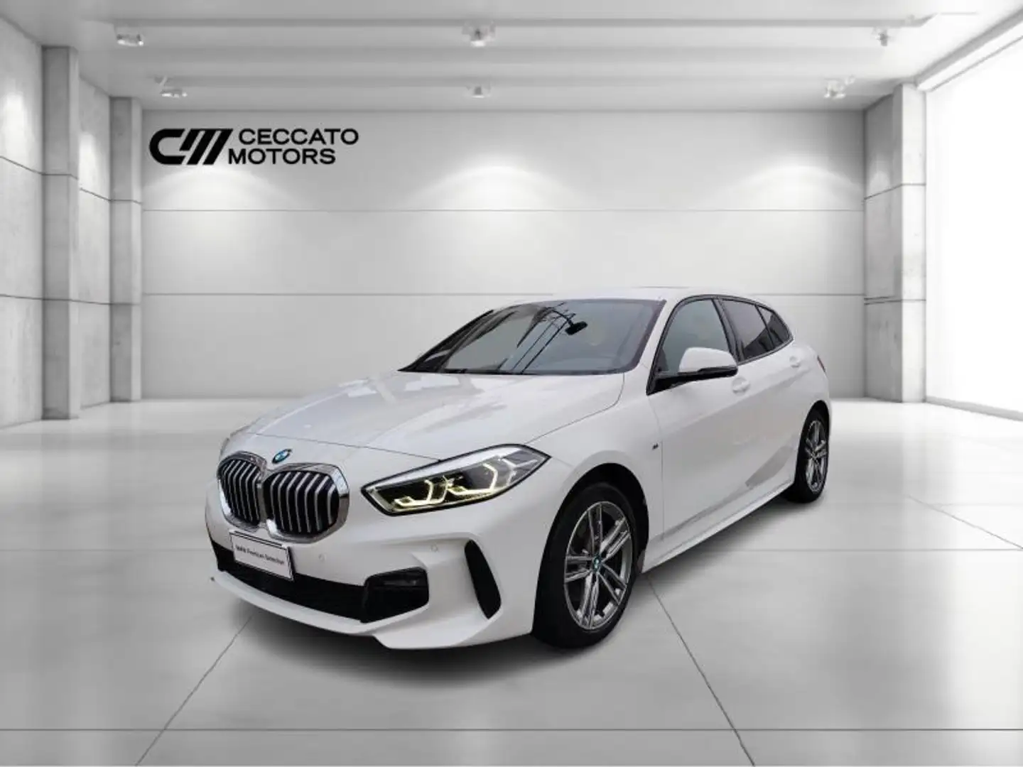 BMW 116 d Msport auto Blanc - 1