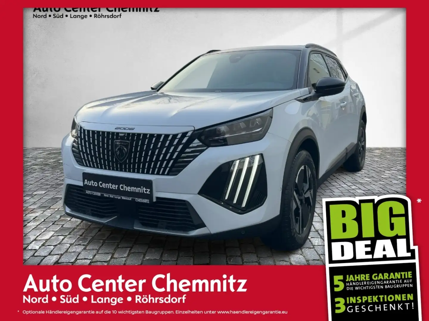Peugeot 2008 1.2 Hybrid 136 GT Kamera LED Leder Weiß - 1