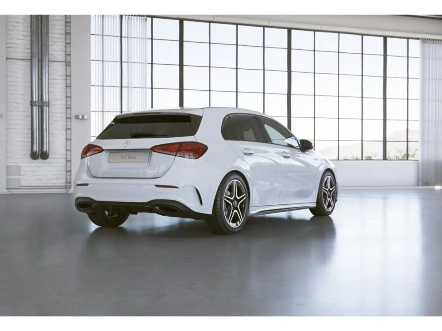 Mercedes-Benz A 200 d AMG-Sport/Multibeam/Night/Distr/Ambi/18" Weiß - 2