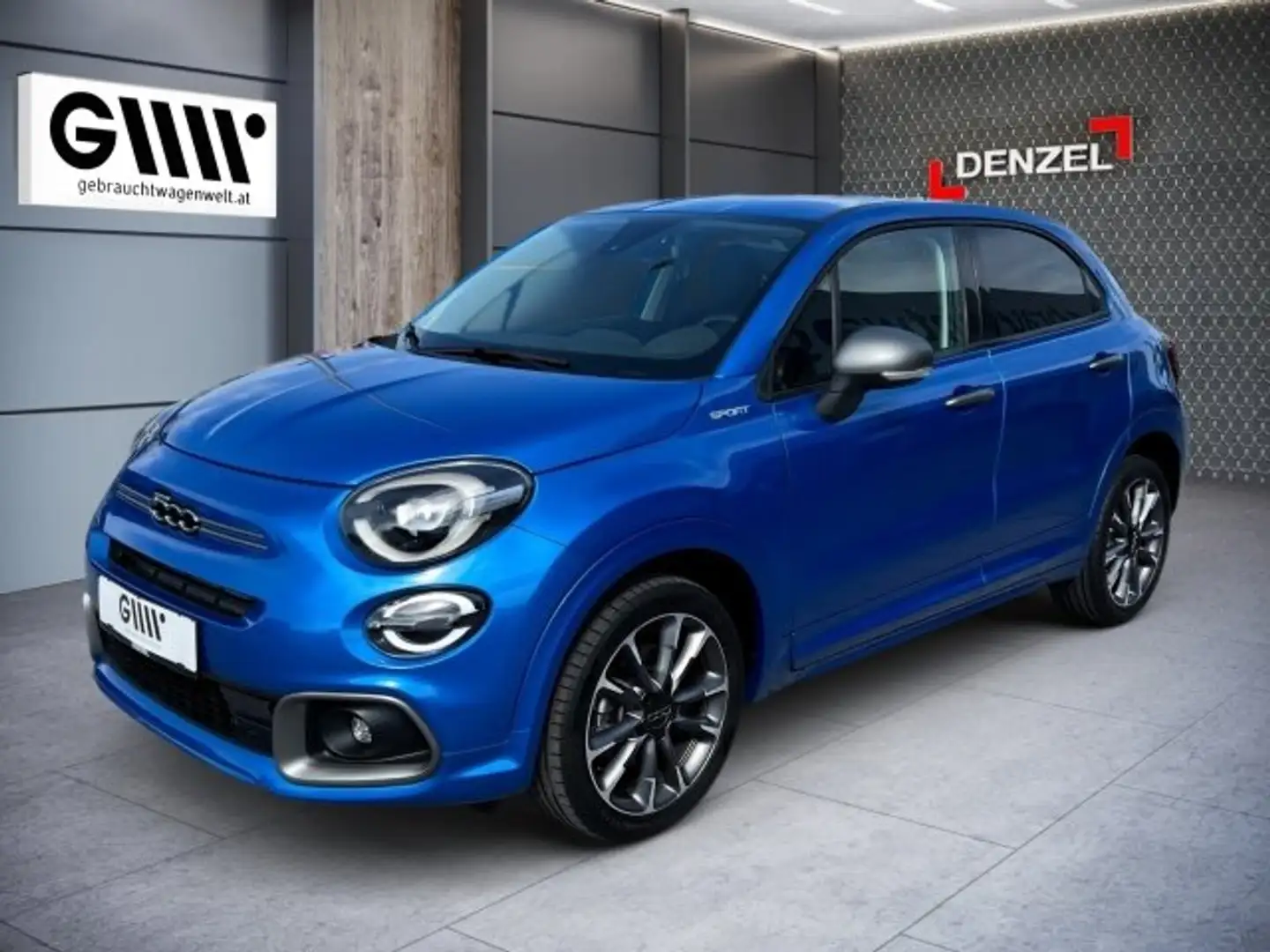 Fiat 500X Hatchback MY22-Hybrid 130 7-Gang DCT Sport Blau - 1