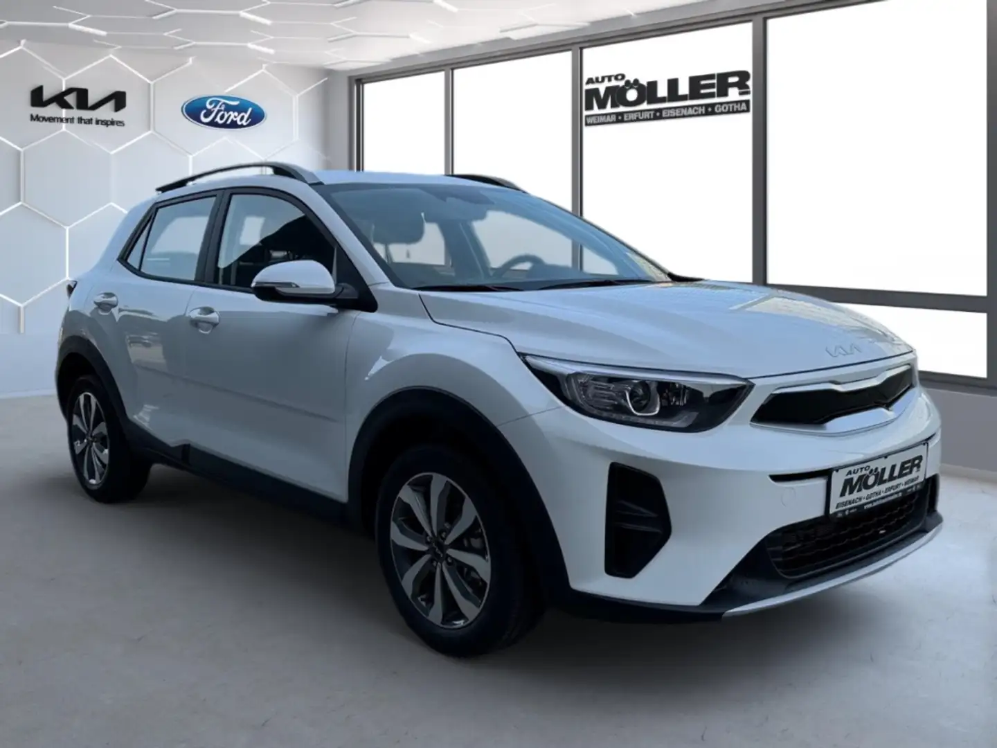 Kia Stonic 1.0T Vision Navi Rückfahrkam. PDC Weiß - 2
