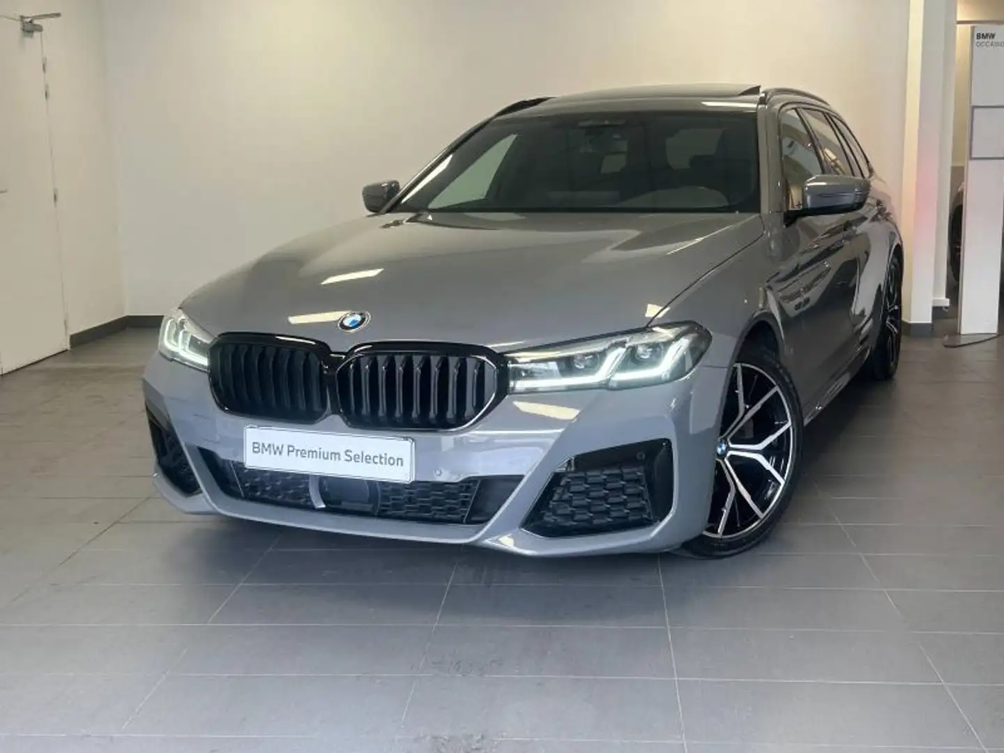 BMW 520 520dA xDrive 190ch M Sport Steptronic Gris - 1