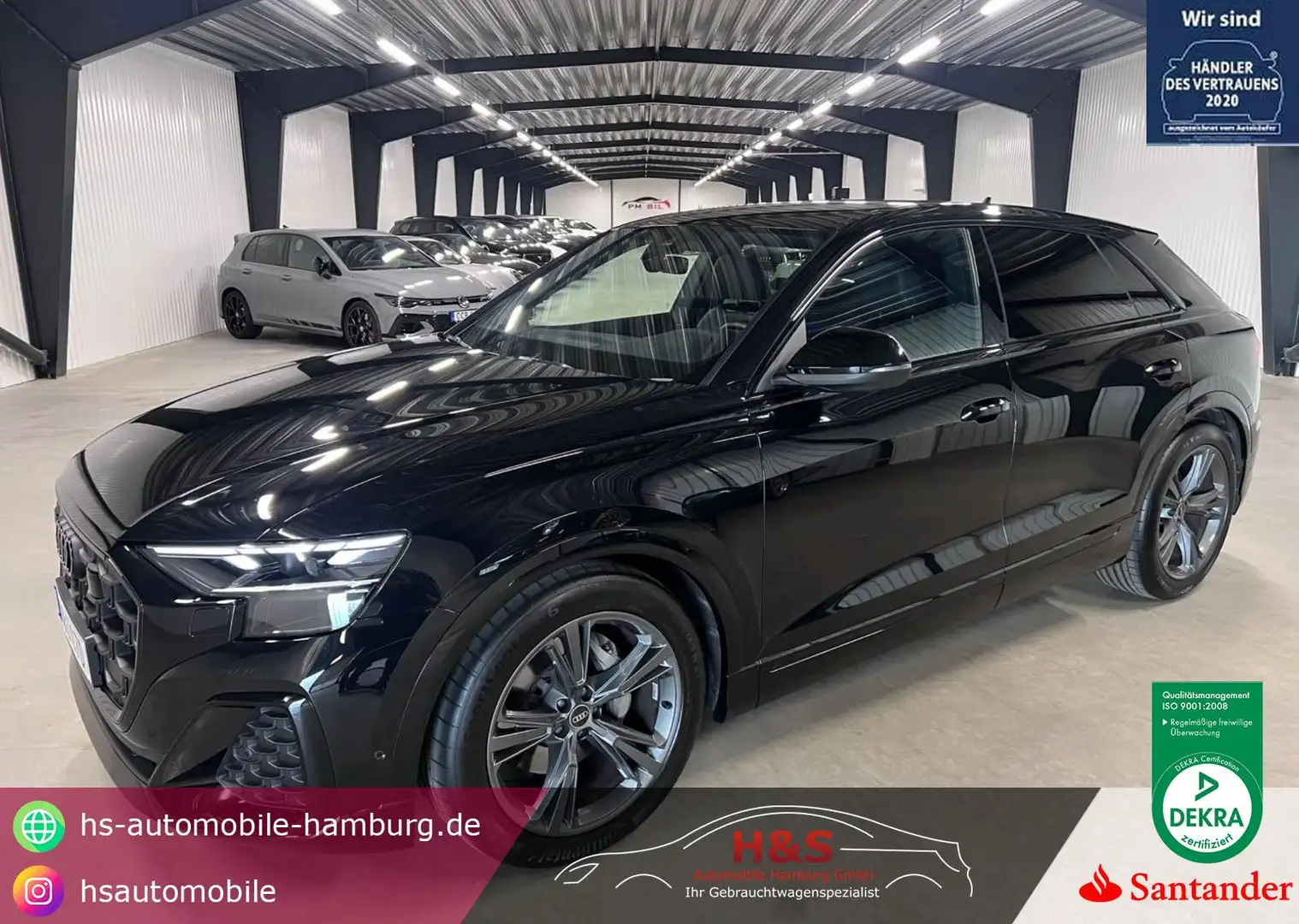 Audi Q8 50 TDI quattro S-Line*AHK Schwarz - 1