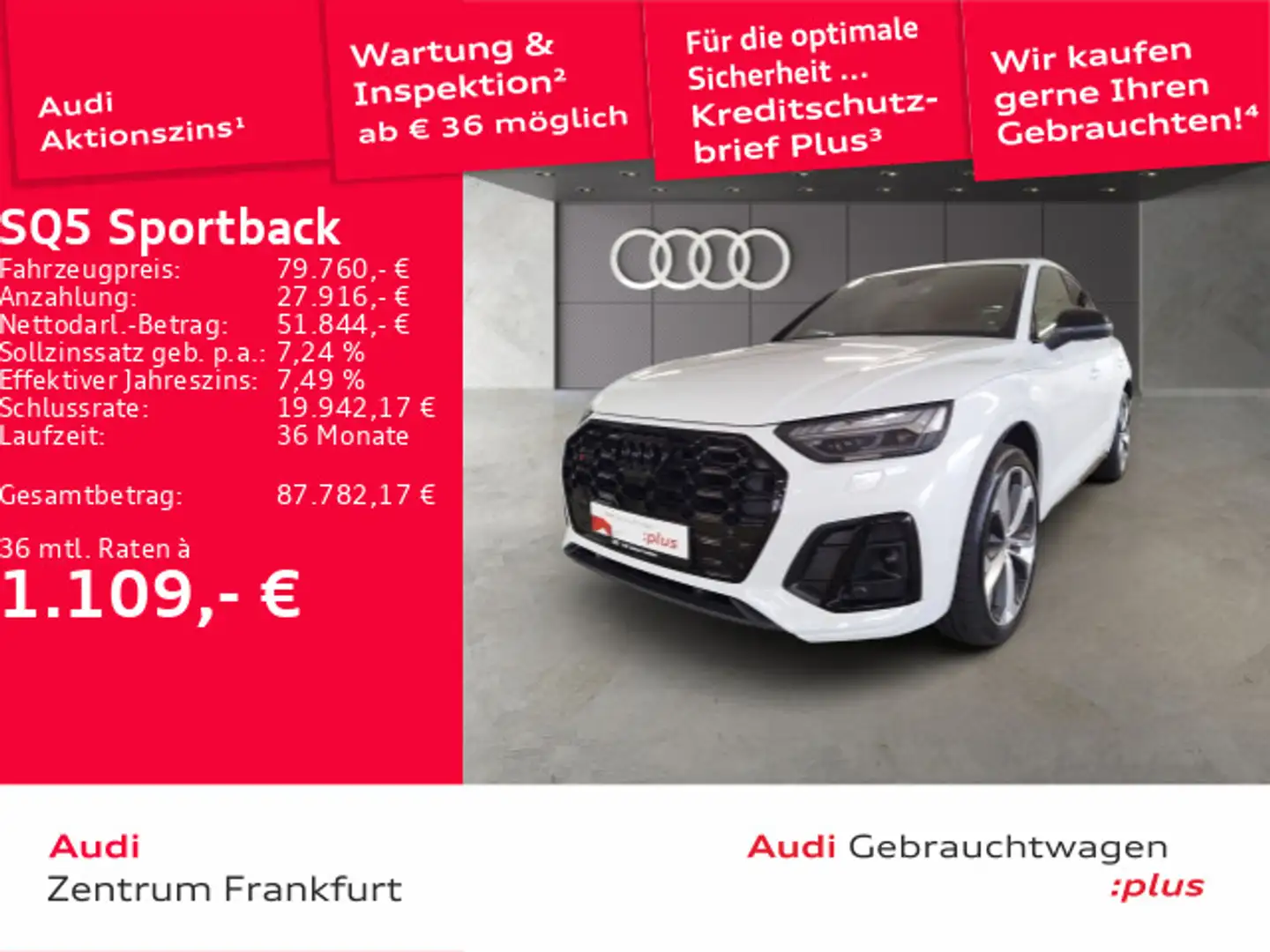 Audi SQ5 TDI tiptronic MatrixLED Luft Massa Weiß - 1