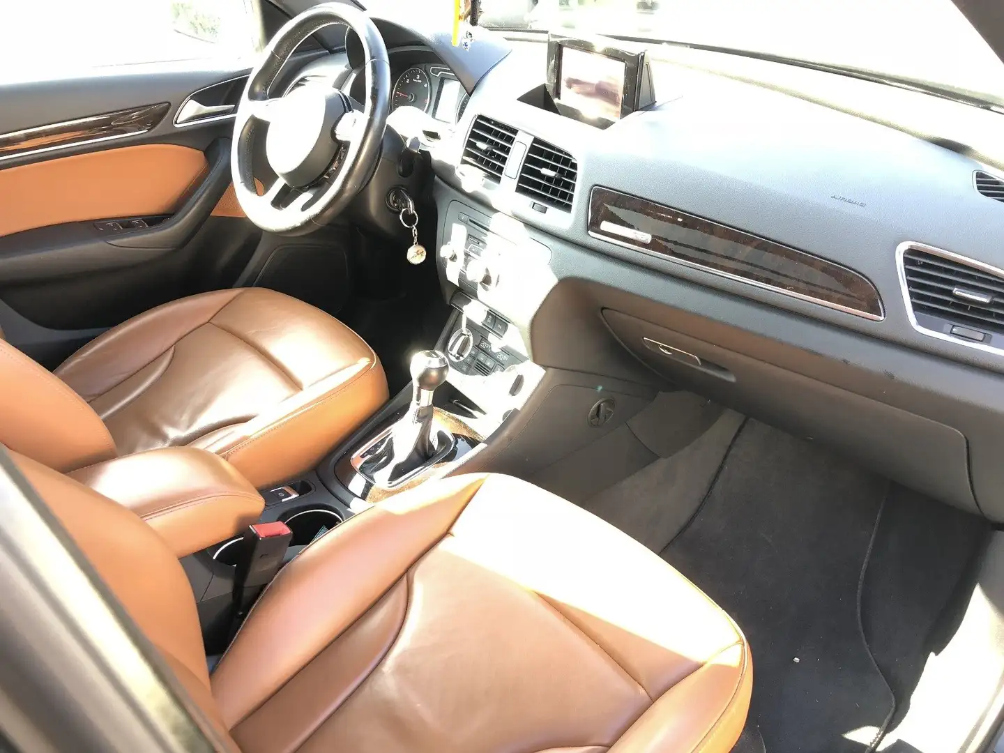 Audi Q3 Q3 2.0 TDI 177 ch Quattro Ambition Luxe S tronic 7 Gris - 2