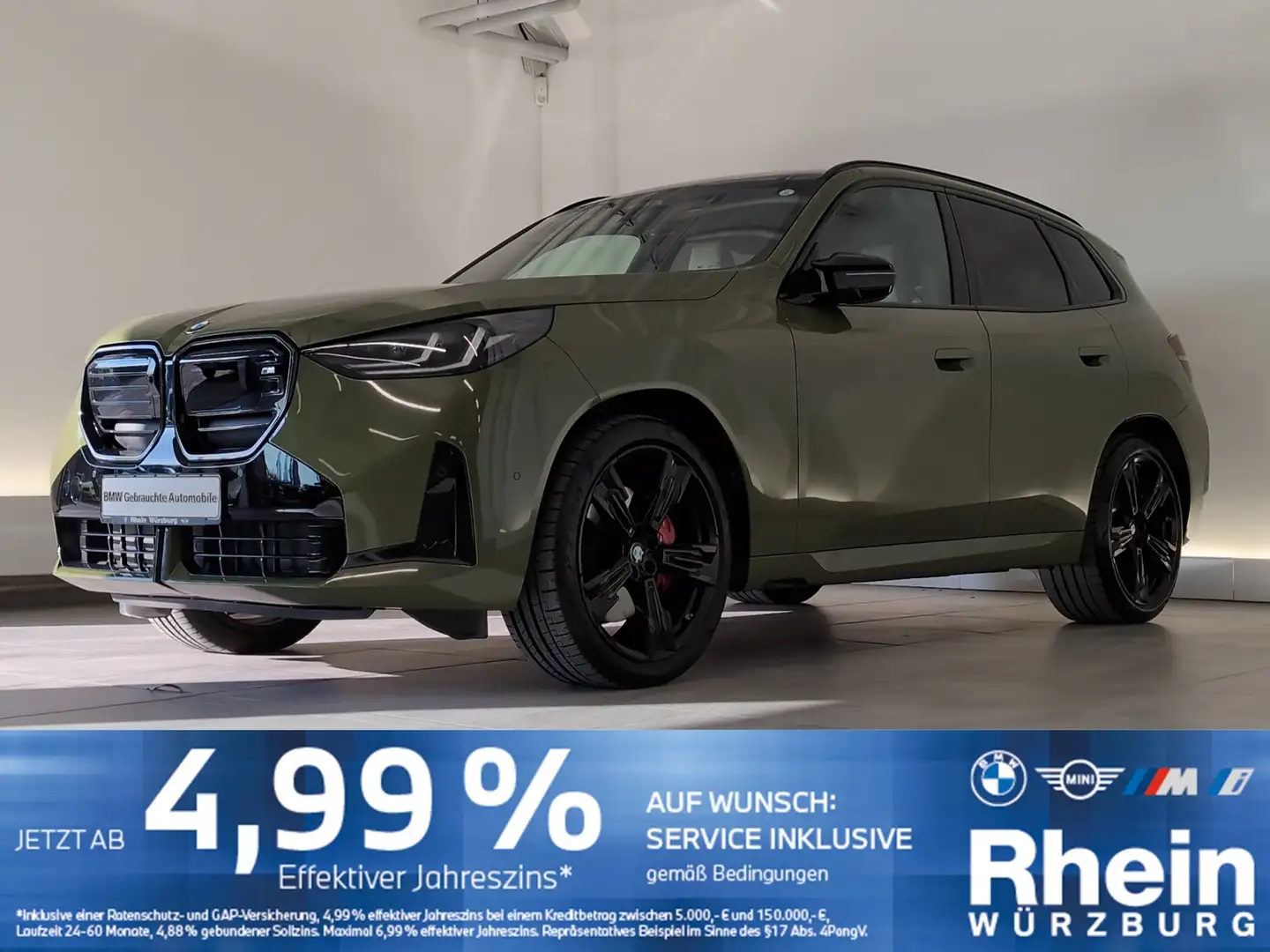 BMW X3 M 50 xDrive Navi/LED/AHK/360°/Pano/HuD/ACC Navi/LED/ Schwarz - 1