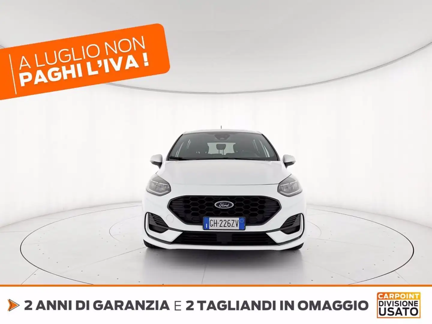 Ford Fiesta 5p 1.0 ecoboost h st-line 125cv Bianco - 2