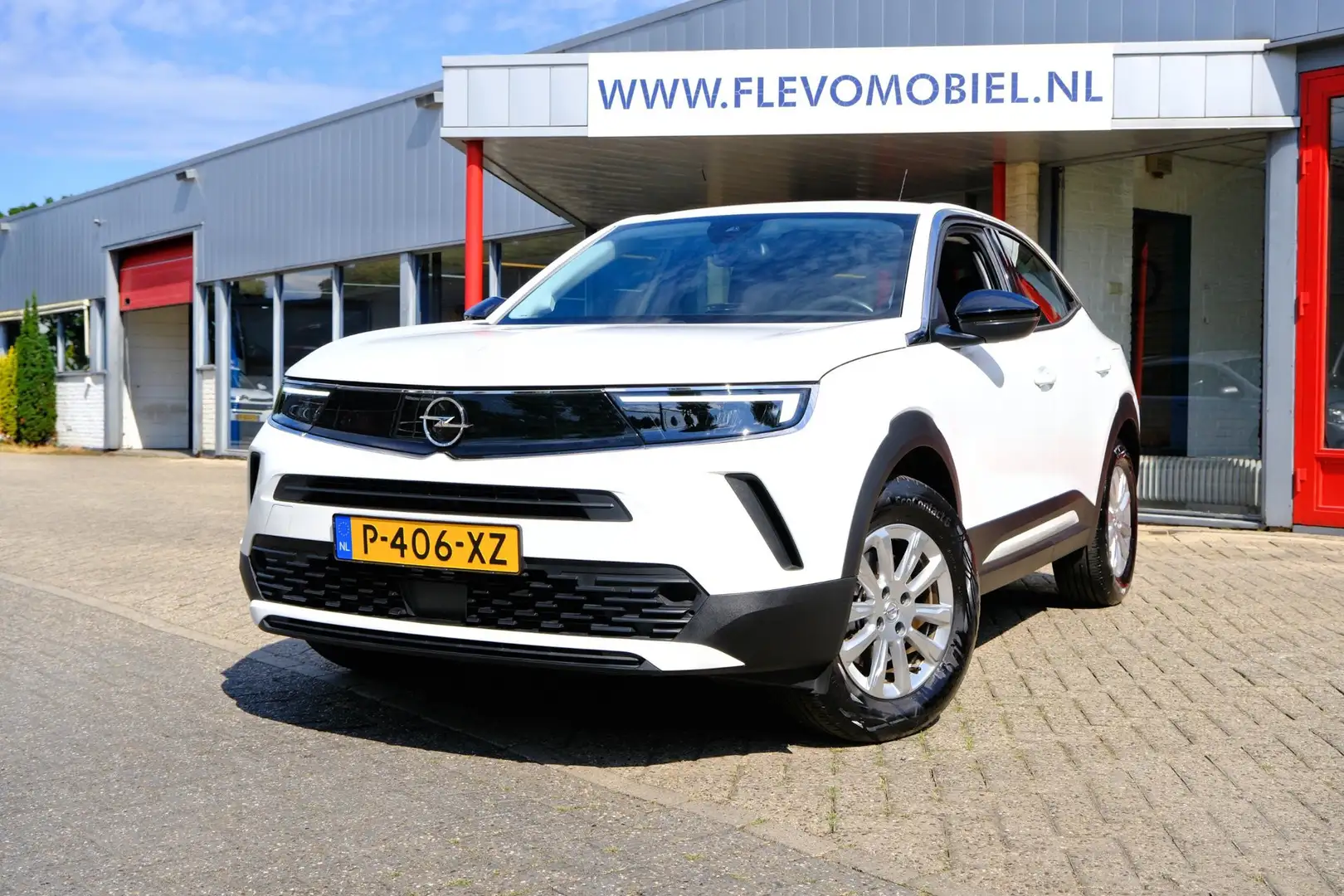 Opel Mokka-E Edition 50-kWh 7.4kw bl. Aut. Clima|Cam|DAB|LMV Weiß - 1
