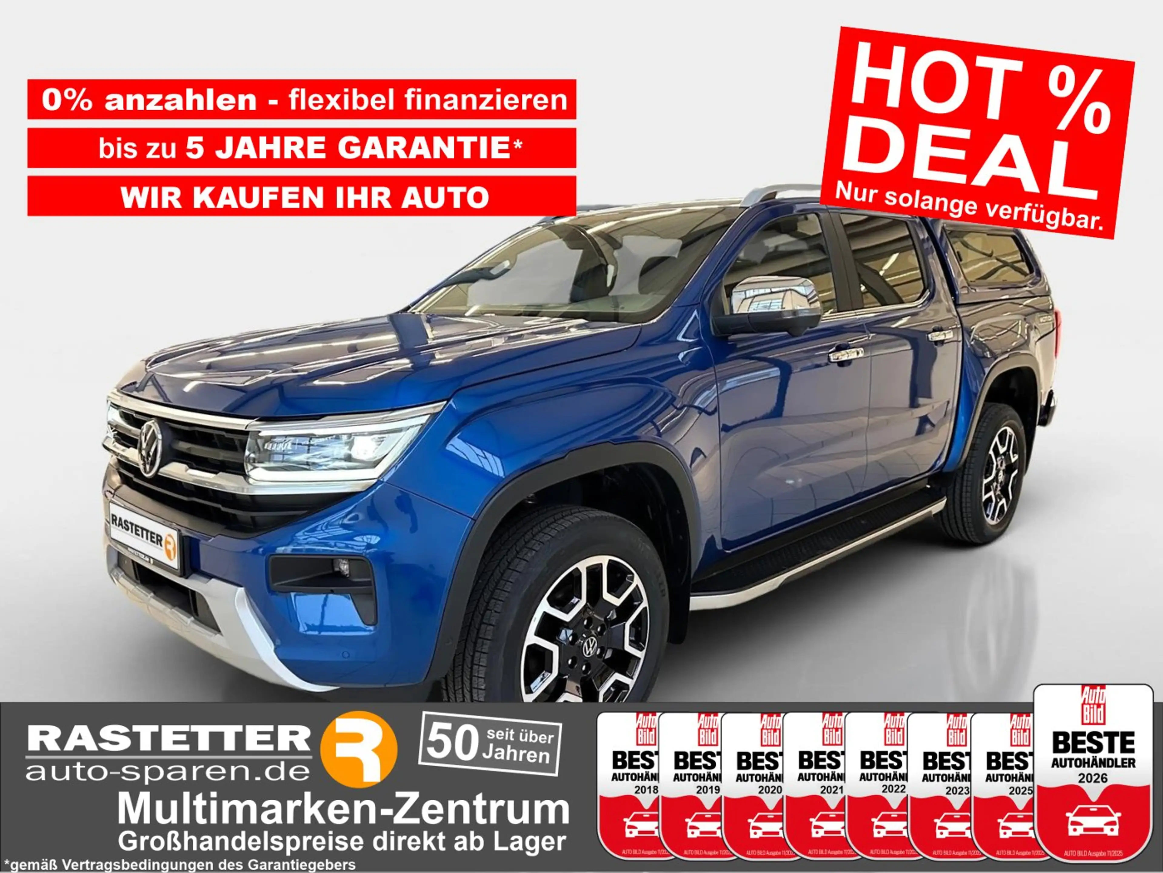 Volkswagen Amarok TDI Style 5Jahre+Hardtop+Leder+Harman+Standhzg+AHK