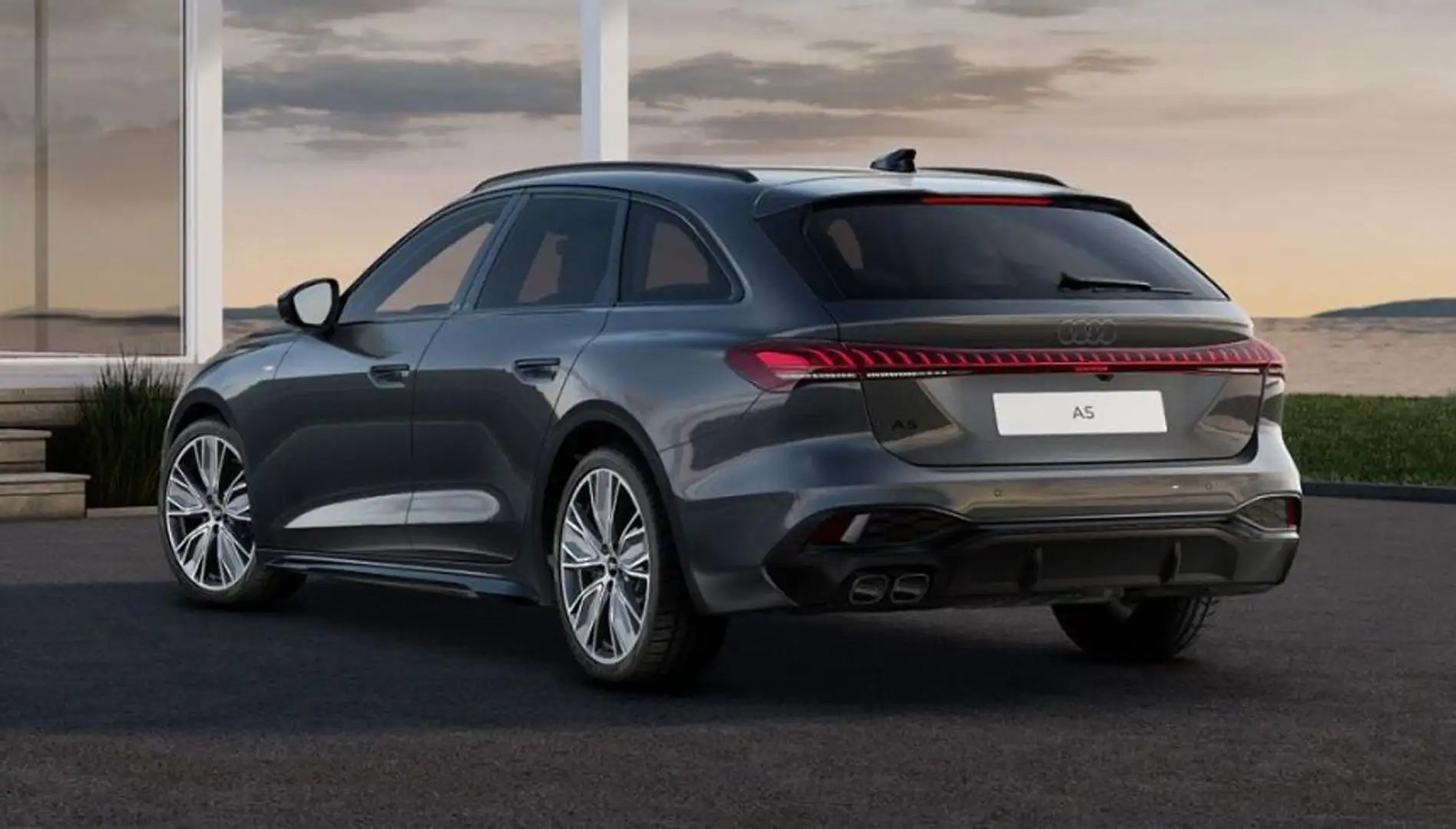 Audi A5 Avant TDI 150 kW S tronic mHEV+ S Line edition Grigio - 2