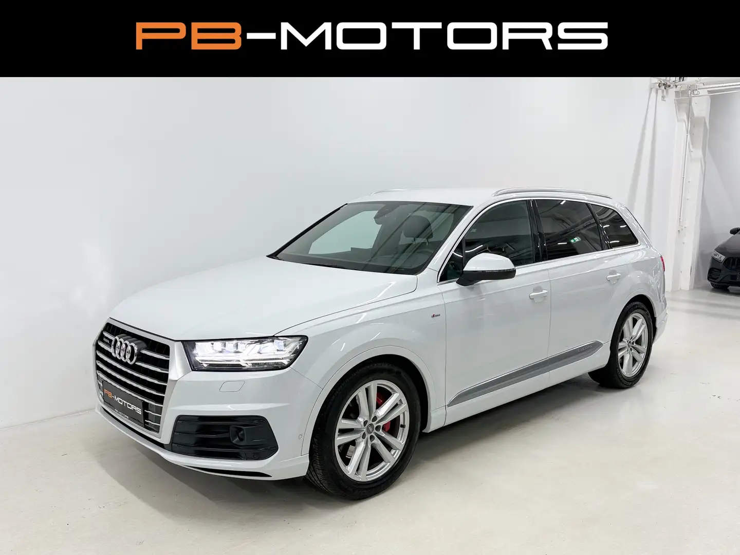 Audi Q7 3.0 TDI Quattro S-Line 7Sitzer Matrix Virtual ACC Weiß - 1