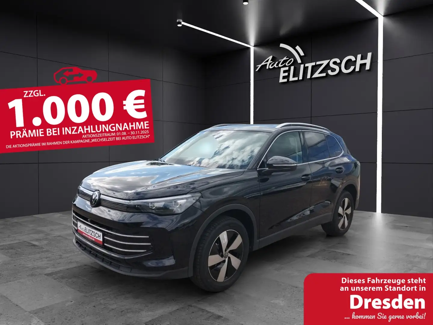 Volkswagen Tiguan TDI Elegance DSG 4M LED AHK Navi HUD Pano AID A... Schwarz - 1