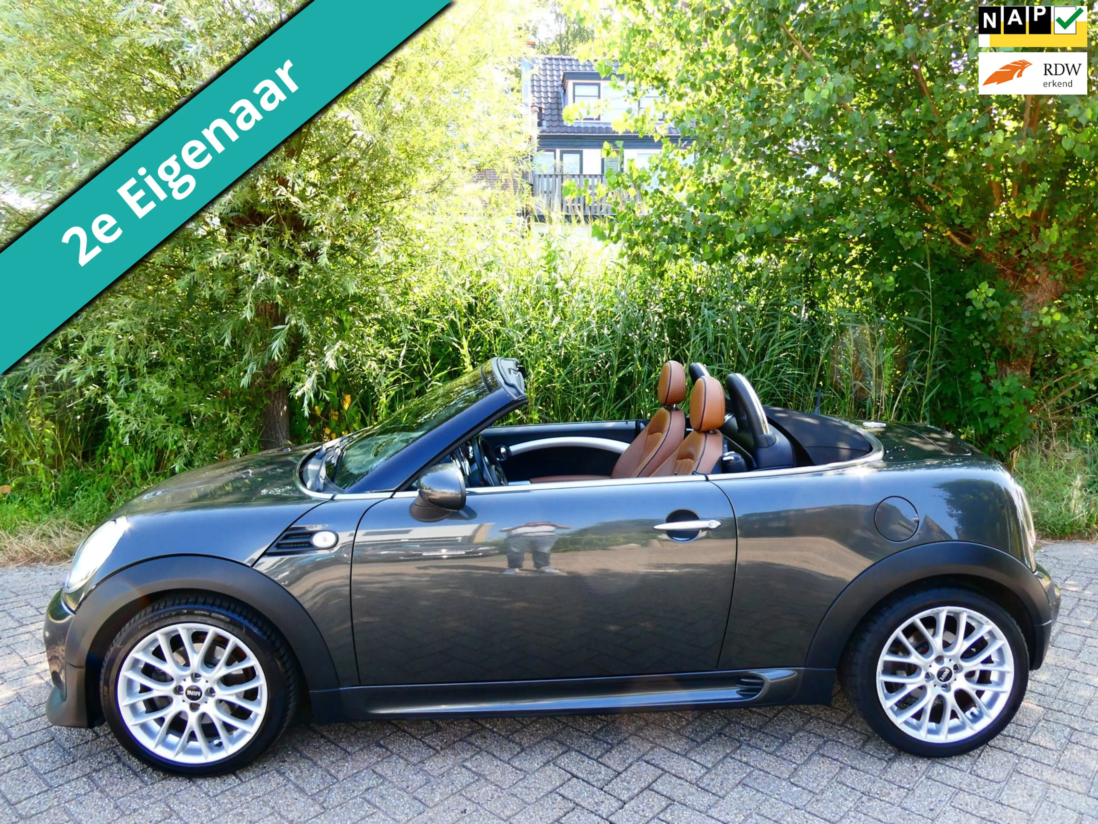 MINI Cooper Roadster 1.6 122pk 2e eig. 137.000km. Clima Leder Navi PDC