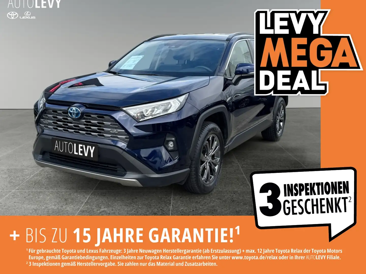 Toyota RAV 4 RAV4 2.5 Hybrid LED-Voll*Keyless*PDC*Carplay Blau - 1