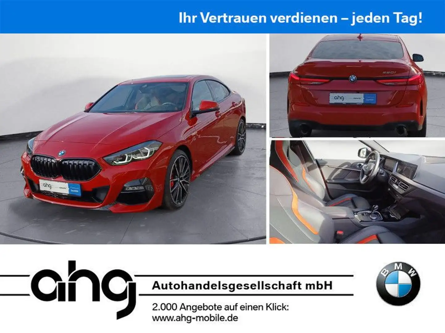 BMW 220i Gran Coupe Edition Colorvision *Navi*Rückfa Rouge - 1