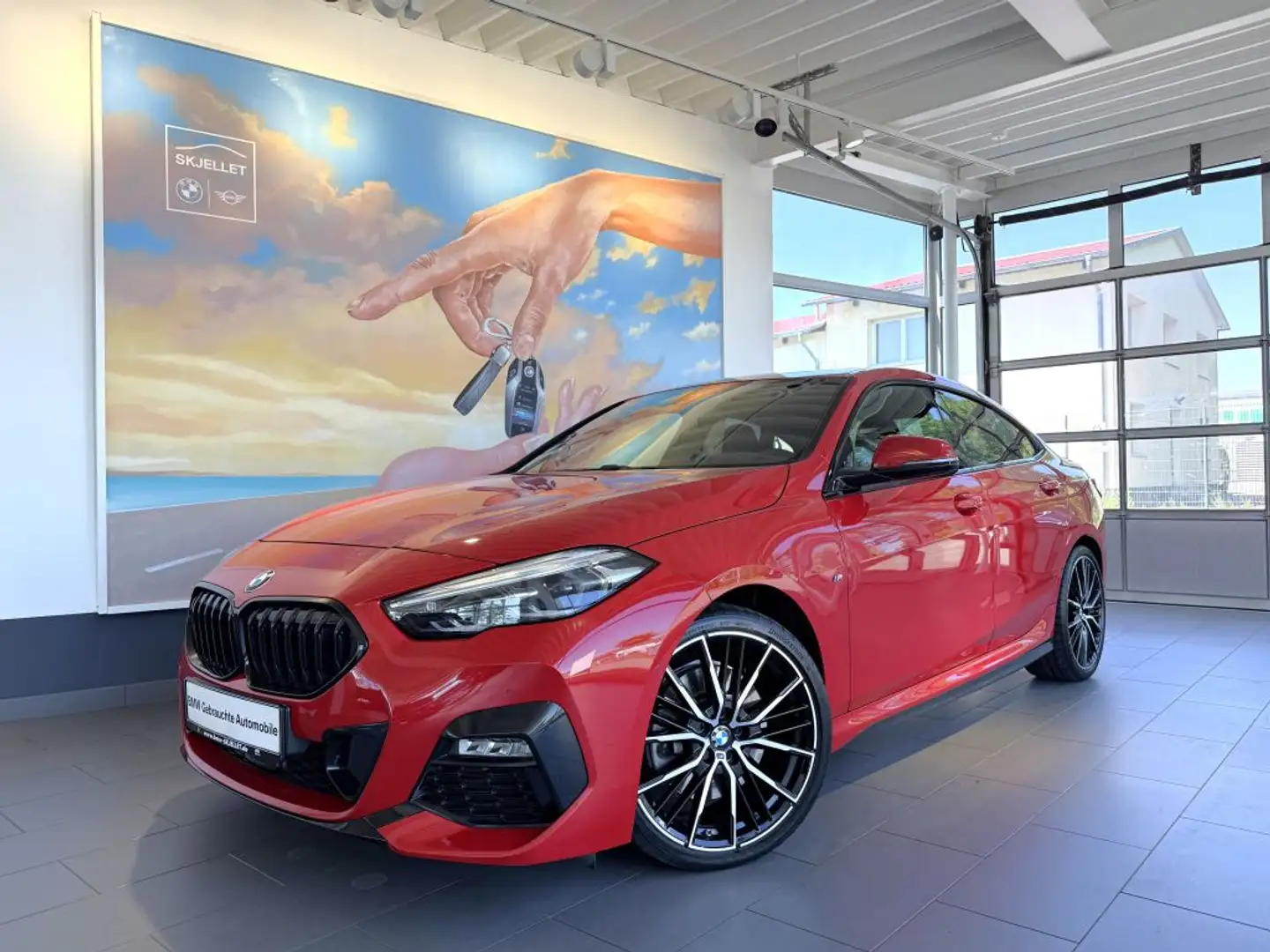 BMW 220 d Gran Coupe M SPORT HUD+PANO+AHK+ACC+HARMAN Rood - 1