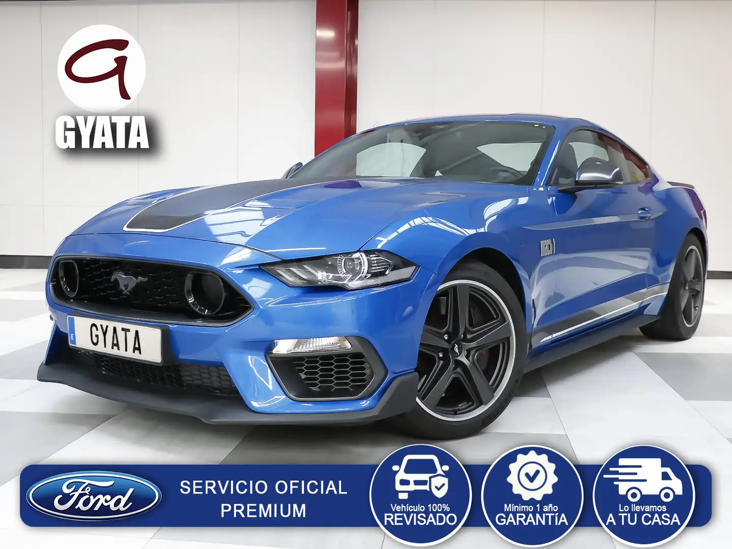 Ford Mustang Fastback 5.0 Ti-VCT Mach I Azul - 1