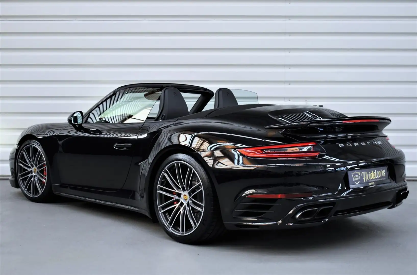 Porsche 991 Turbo Cabriolet DEUTSCH*BOSE*SITZBEL*LÜCKENLOS PZ Schwarz - 2
