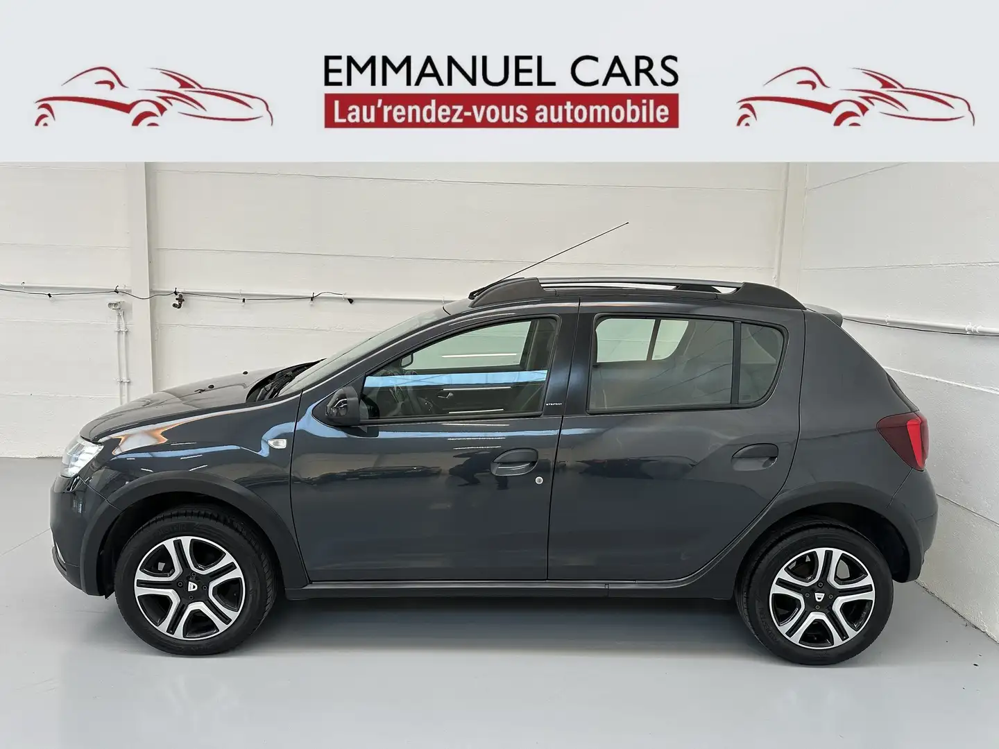 Dacia Sandero 0.9TCe STEPWAY cuir+GPS+caméra. GARANTIE 1AN! Gris - 2
