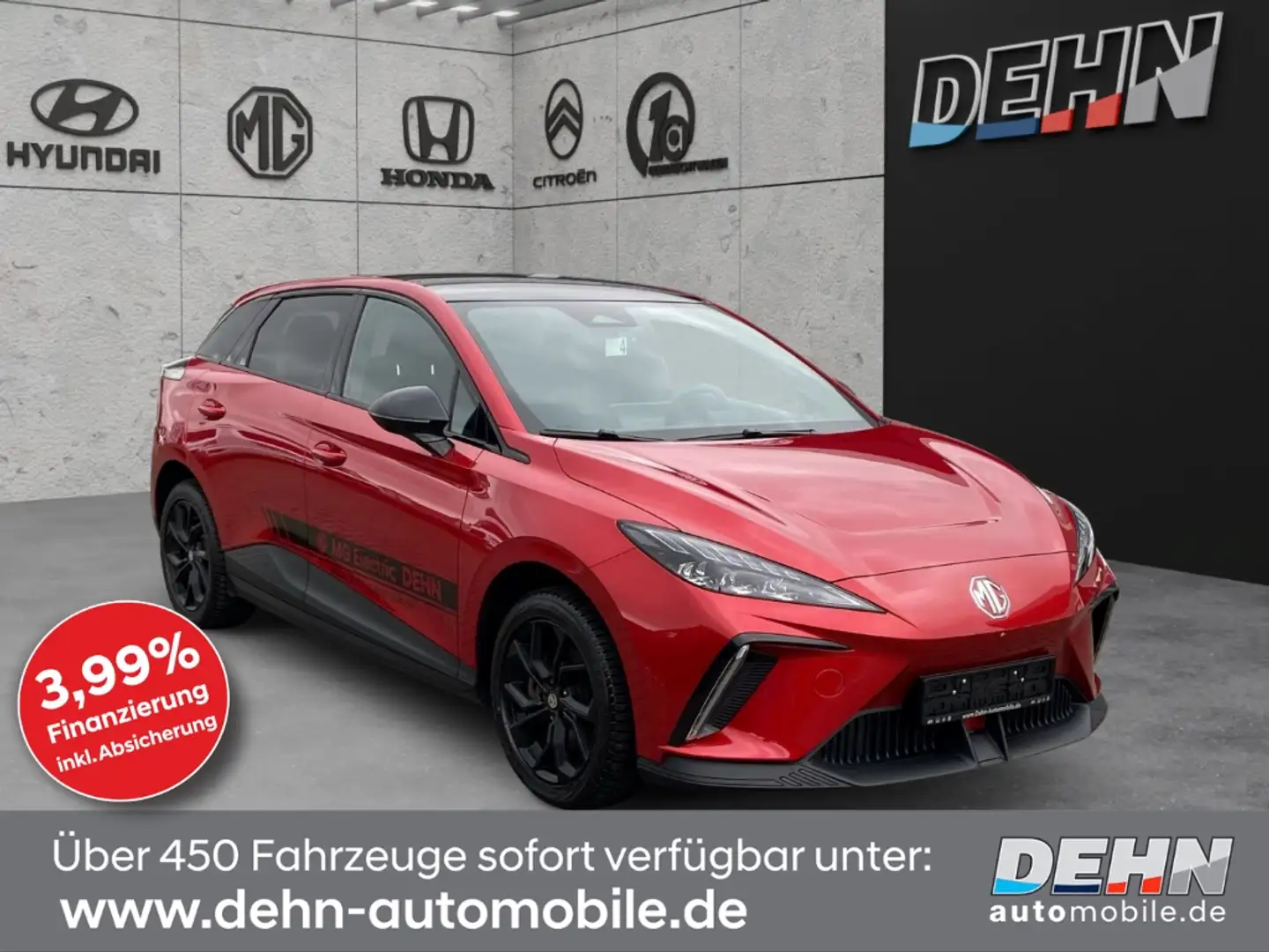 MG MG4 64kWh Luxury MY22 Wärmepume ACC LED NAVI SHZ Roşu - 1