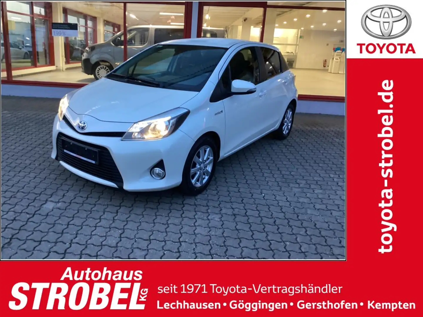 Toyota Yaris Hybrid 1.5 Edition 2014 Weiß - 1