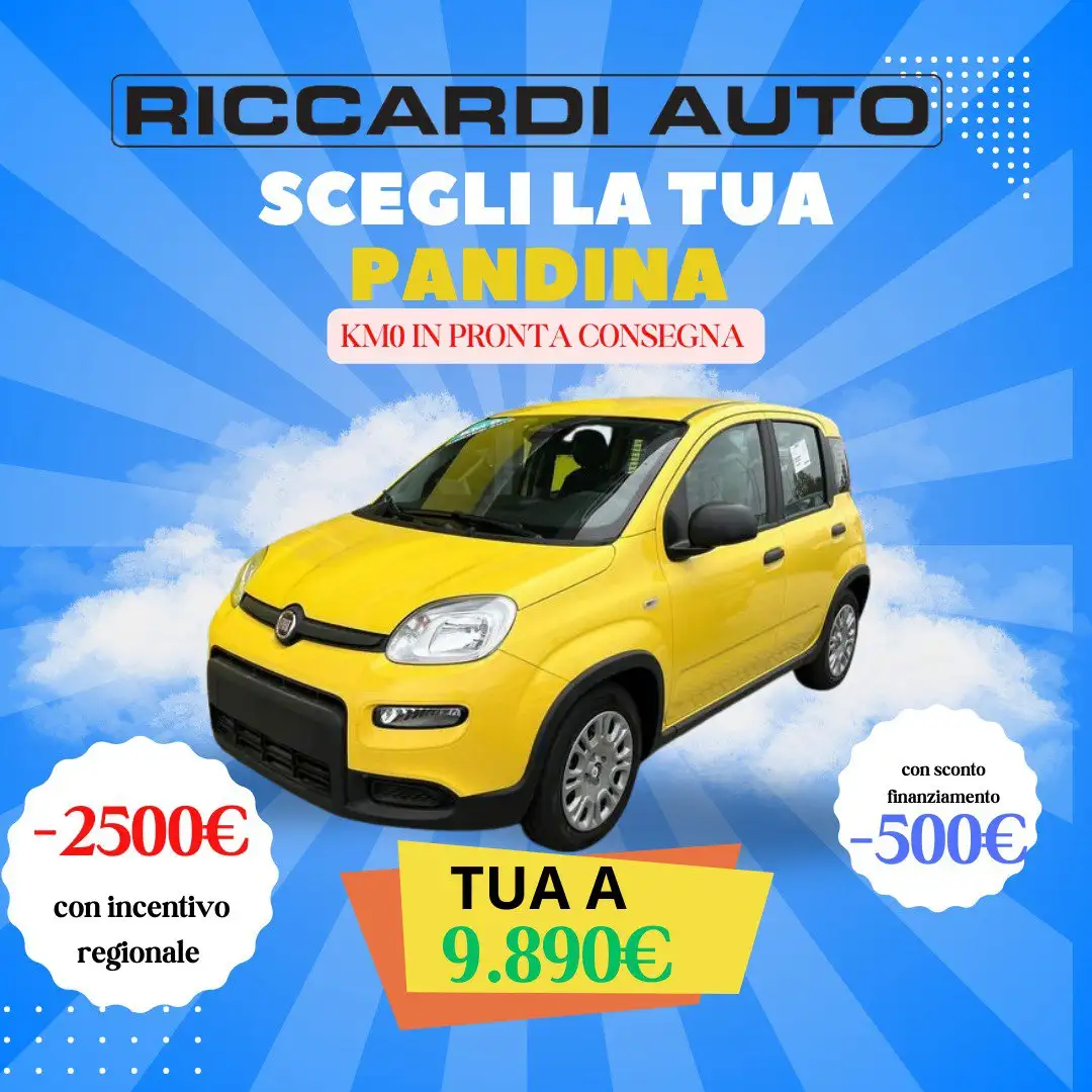 Fiat Panda 3ª serie 1.0 FireFly S&S Hybrid Sárga - 1